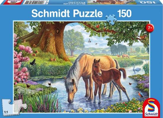 VERLAG: SCHMIDT SPIELE Pferde am Bach, Kinderpuzzle, 150 Teile