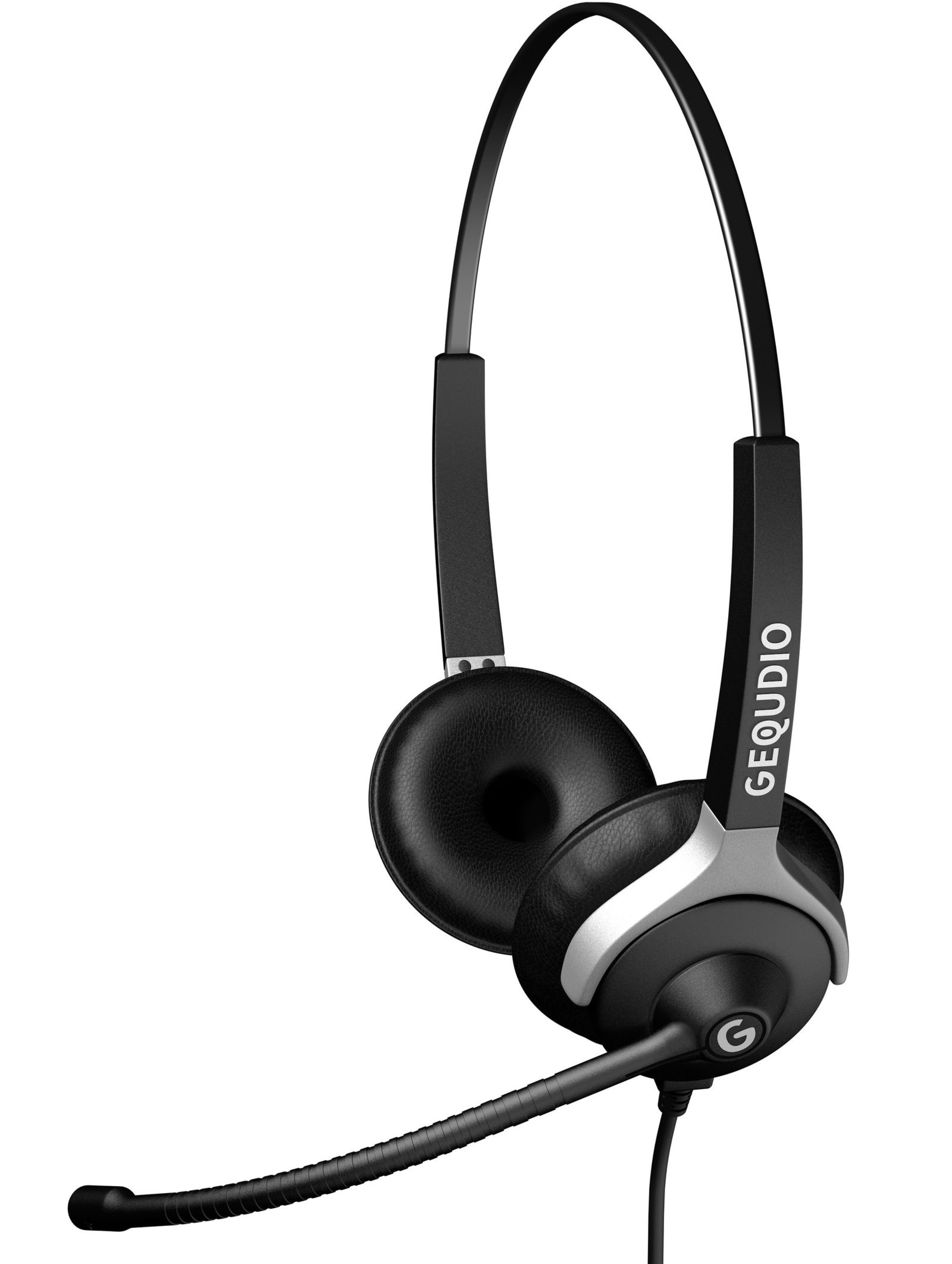 GEQUDIO Headset 2-Ohr fuer Unify mit Kabel
