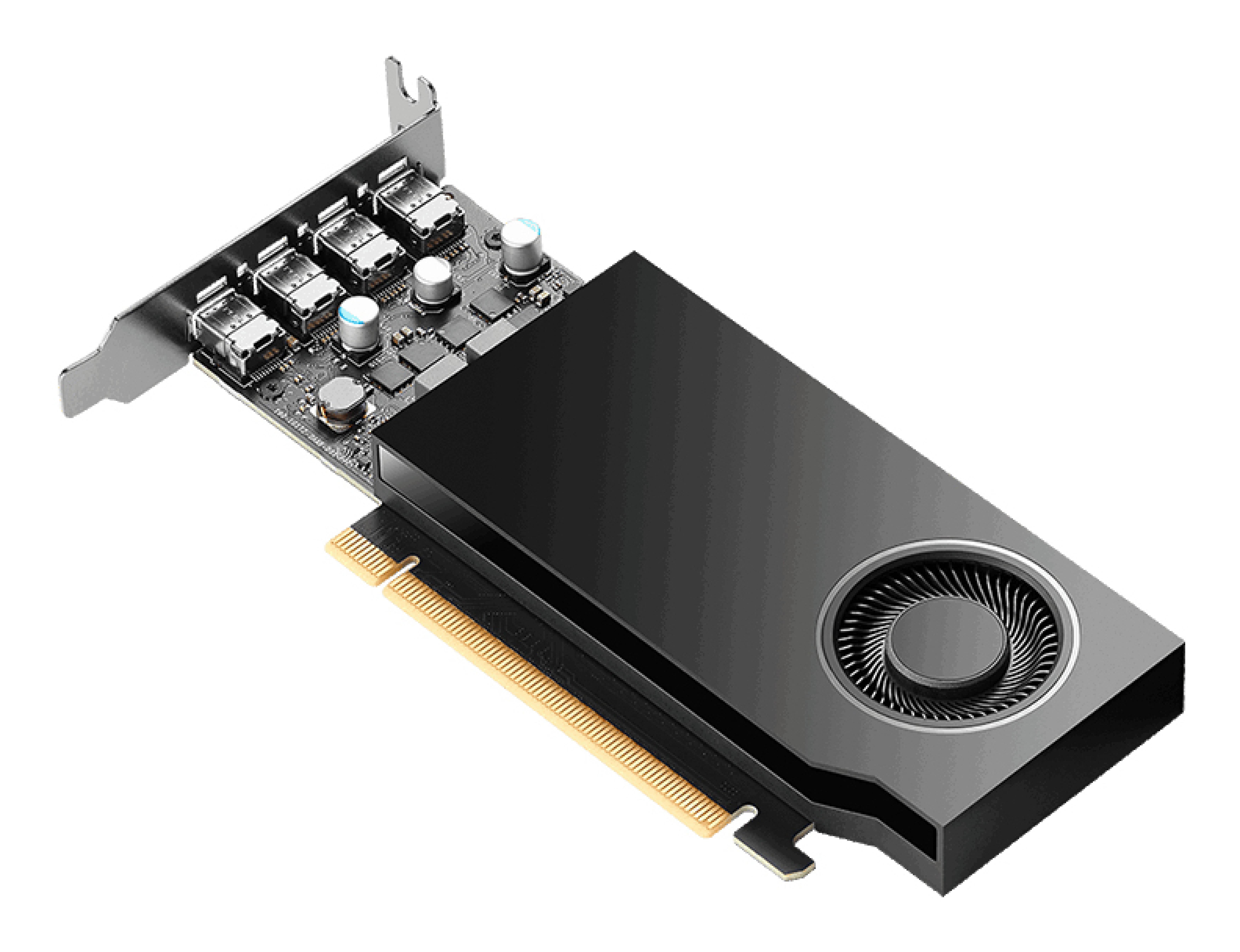 PNY Quadro A1000 (Power Limited) 8GB GDDR6 4xmDP LP