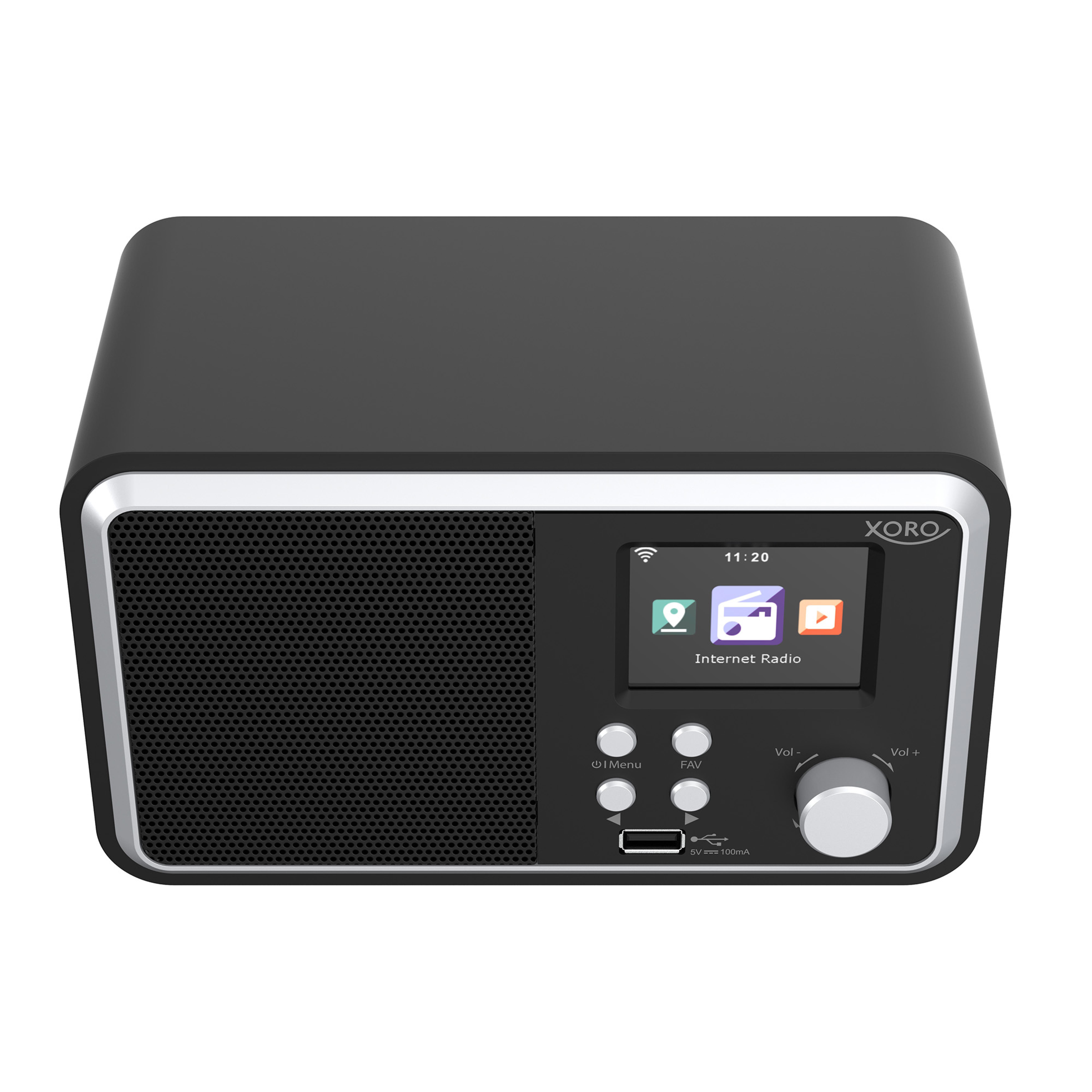 Xoro Internetradio DAB 300 IR DAB+ BT USB Farbdisplay