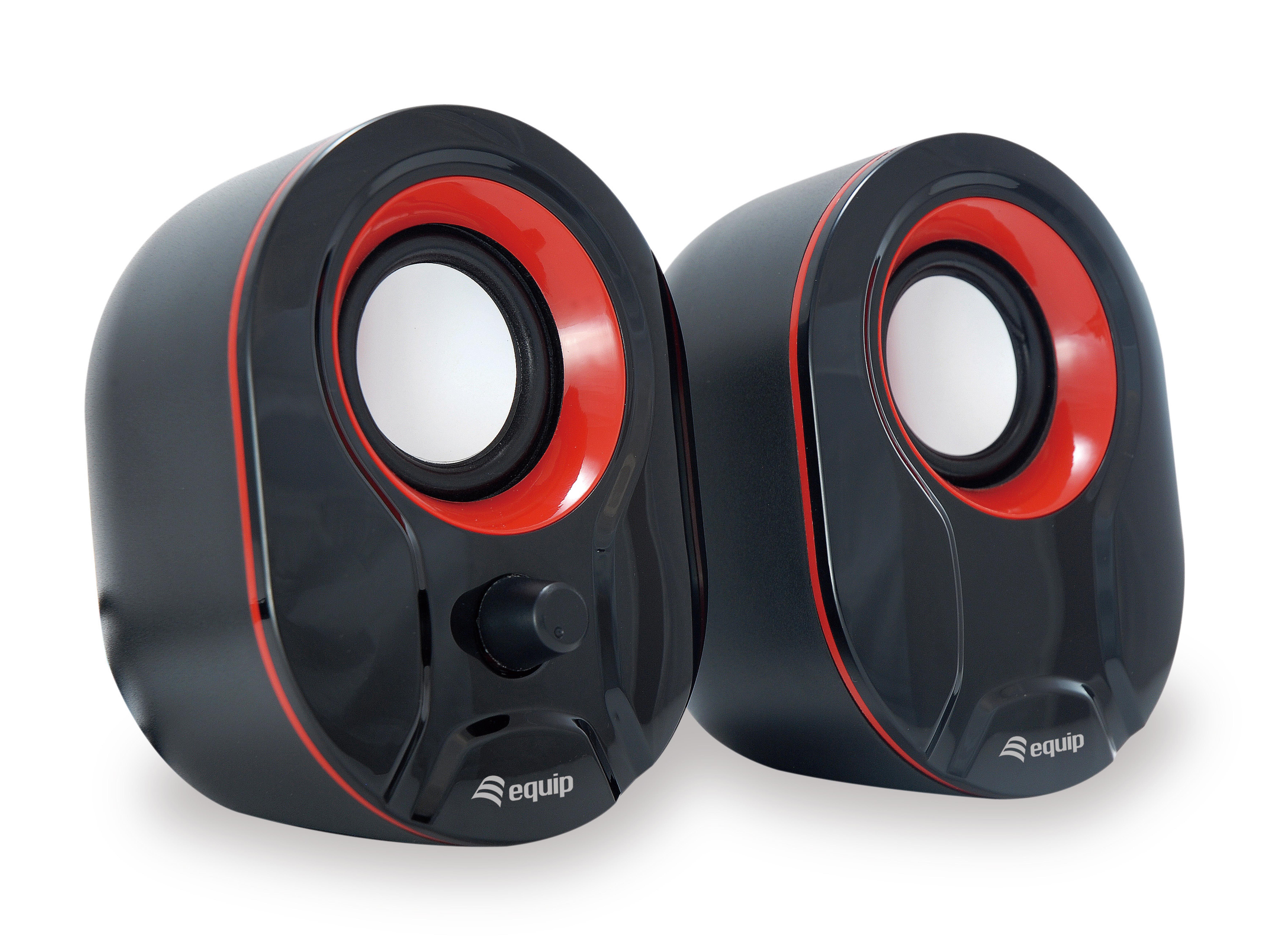 Equip Stereo-USB2.0-Lautsprecher fuer Notebook/PC sw/rt