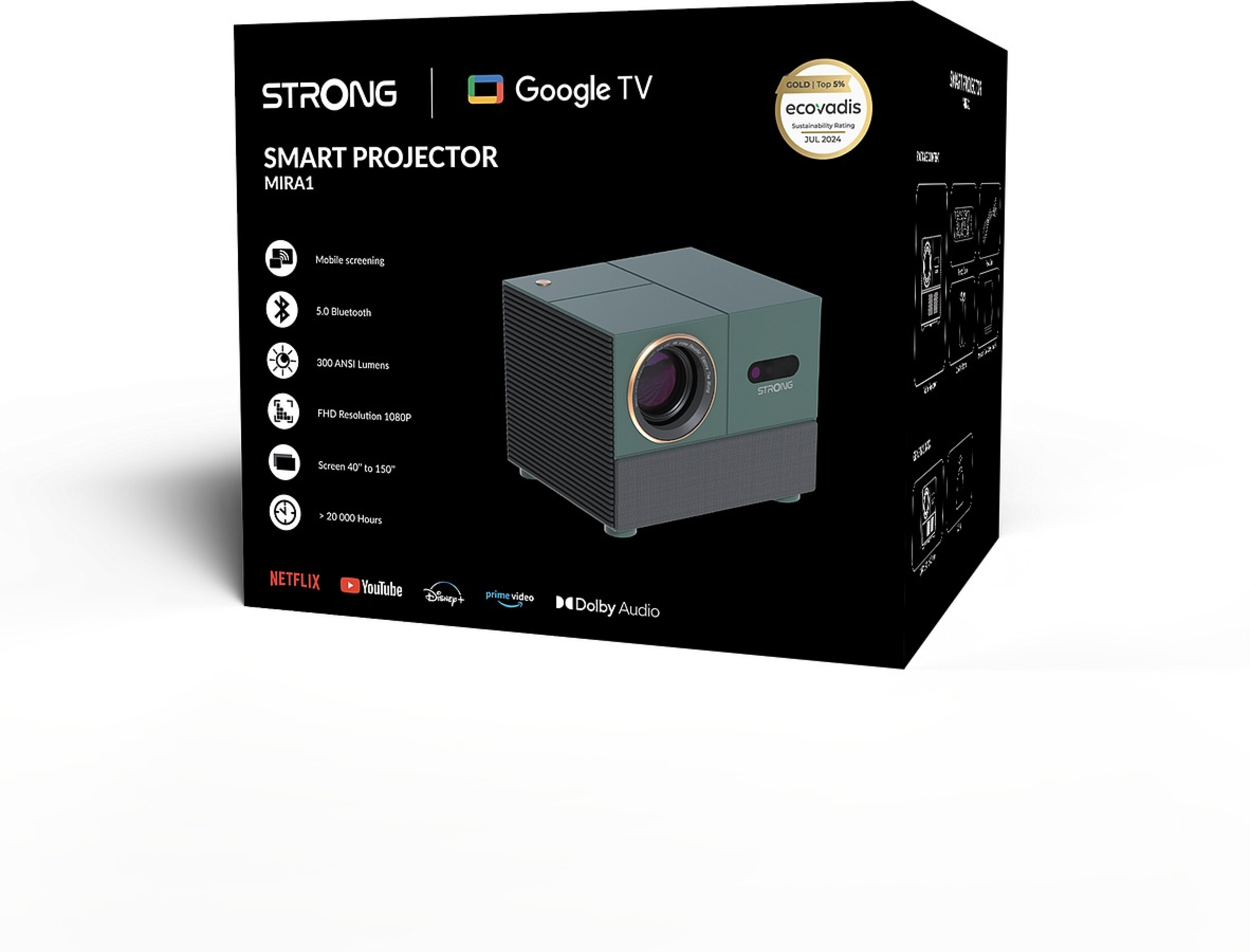 STRONG GoogleTV LED-Videoprojektor