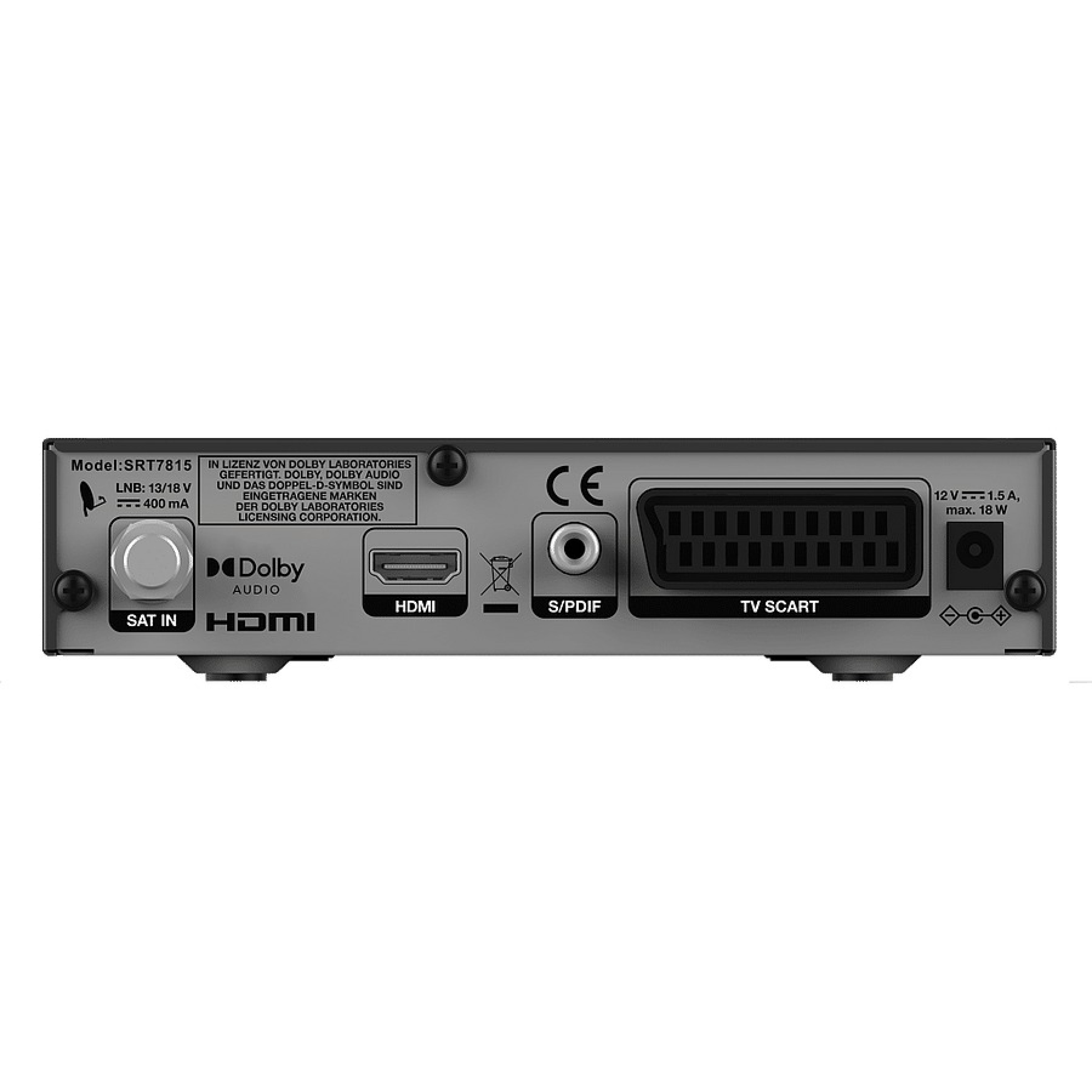 STRONG Digitaler HD+ Satelliten Receiver inkl. 6 Monate HD+
