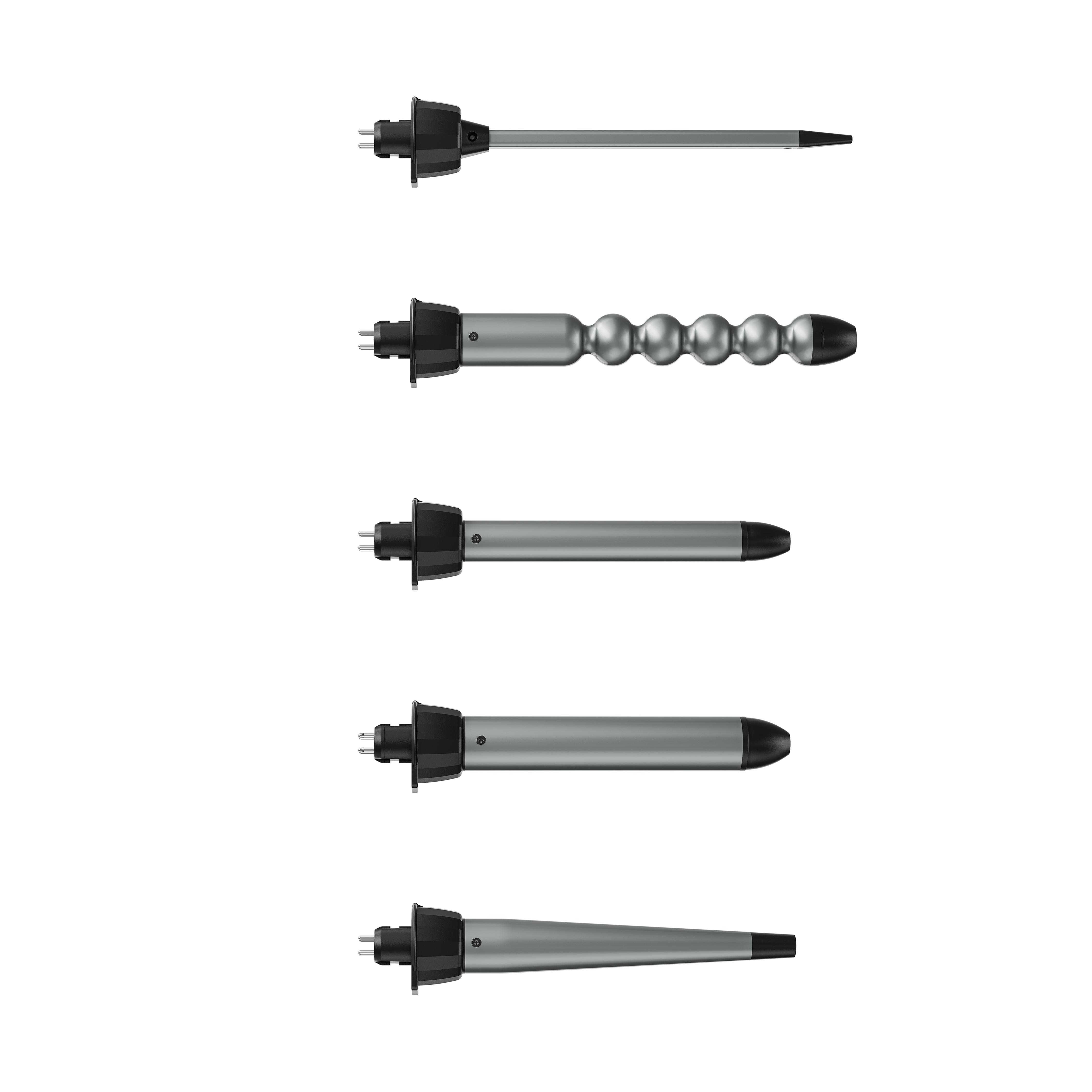 EC BY WILFA Lockenstab TWISTER 5-in-1 Lockenstyler HC1G-160, anthrazit