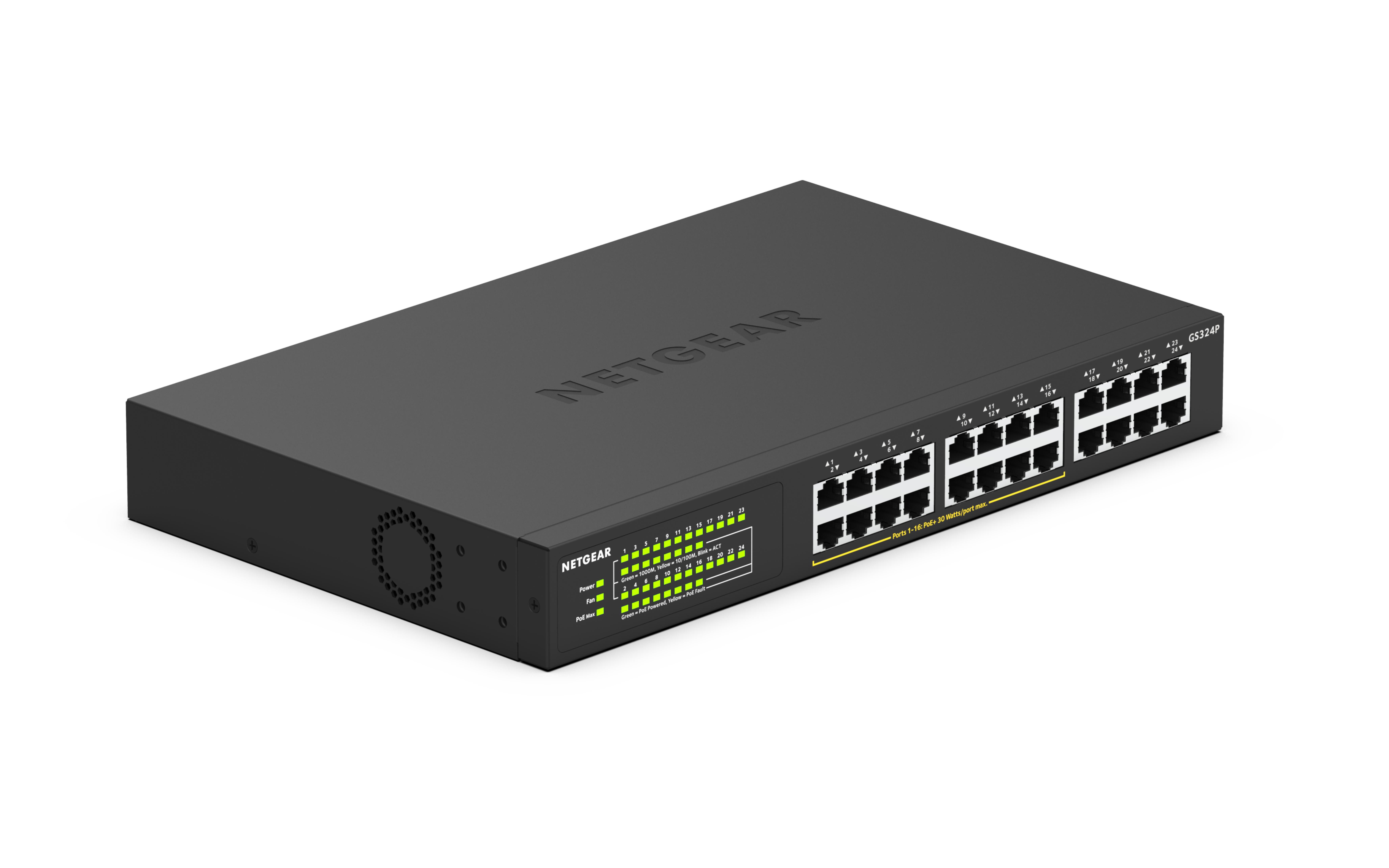 NETGEAR 24-Port GB Ethernet unmanaged PoE + Switch