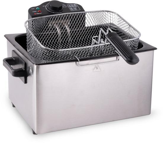 ALPINA Fritteuse, 5L, 2000W, mit 3 Körben