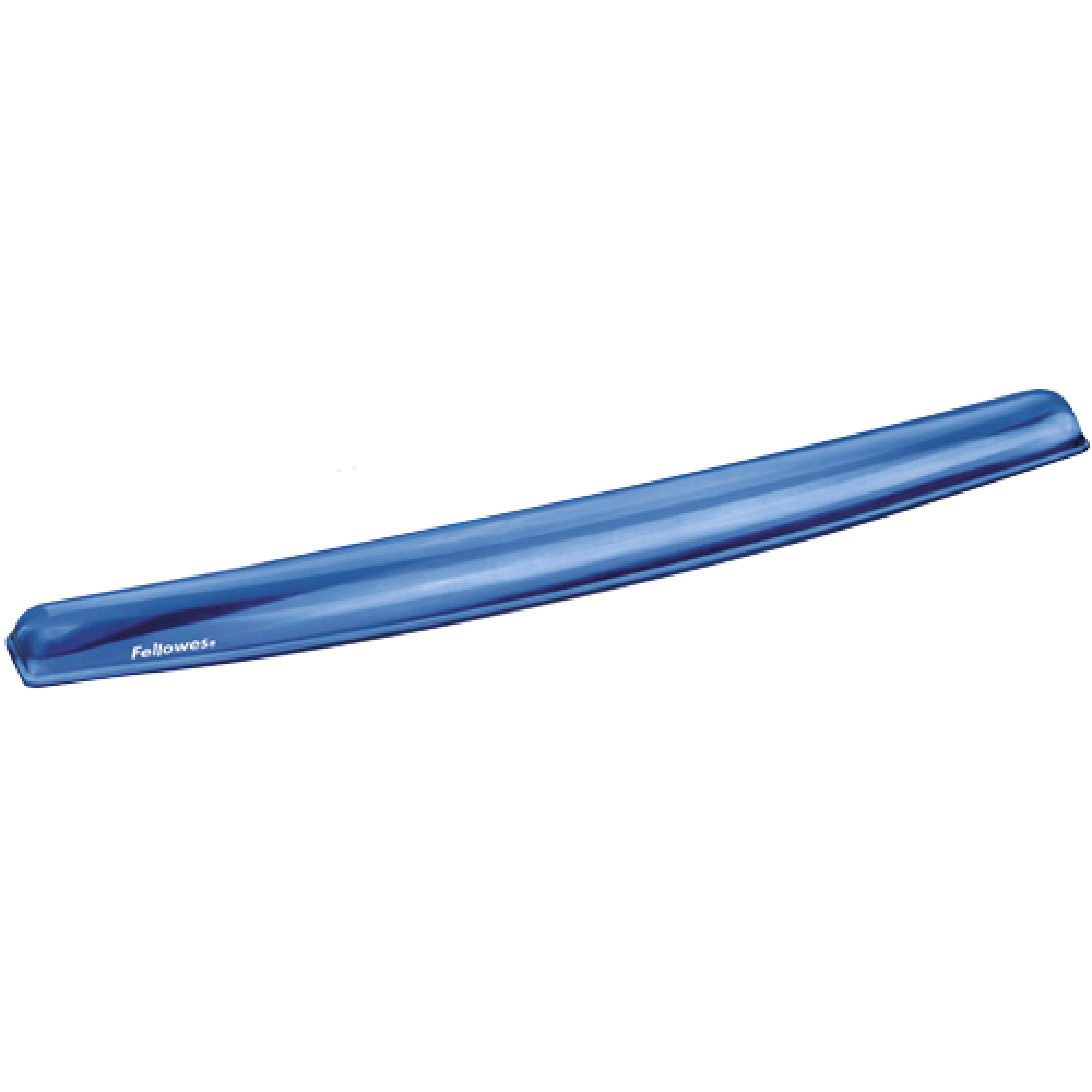 Fellowes Tastatur-Handgelenkauflage Crystal Gel blau