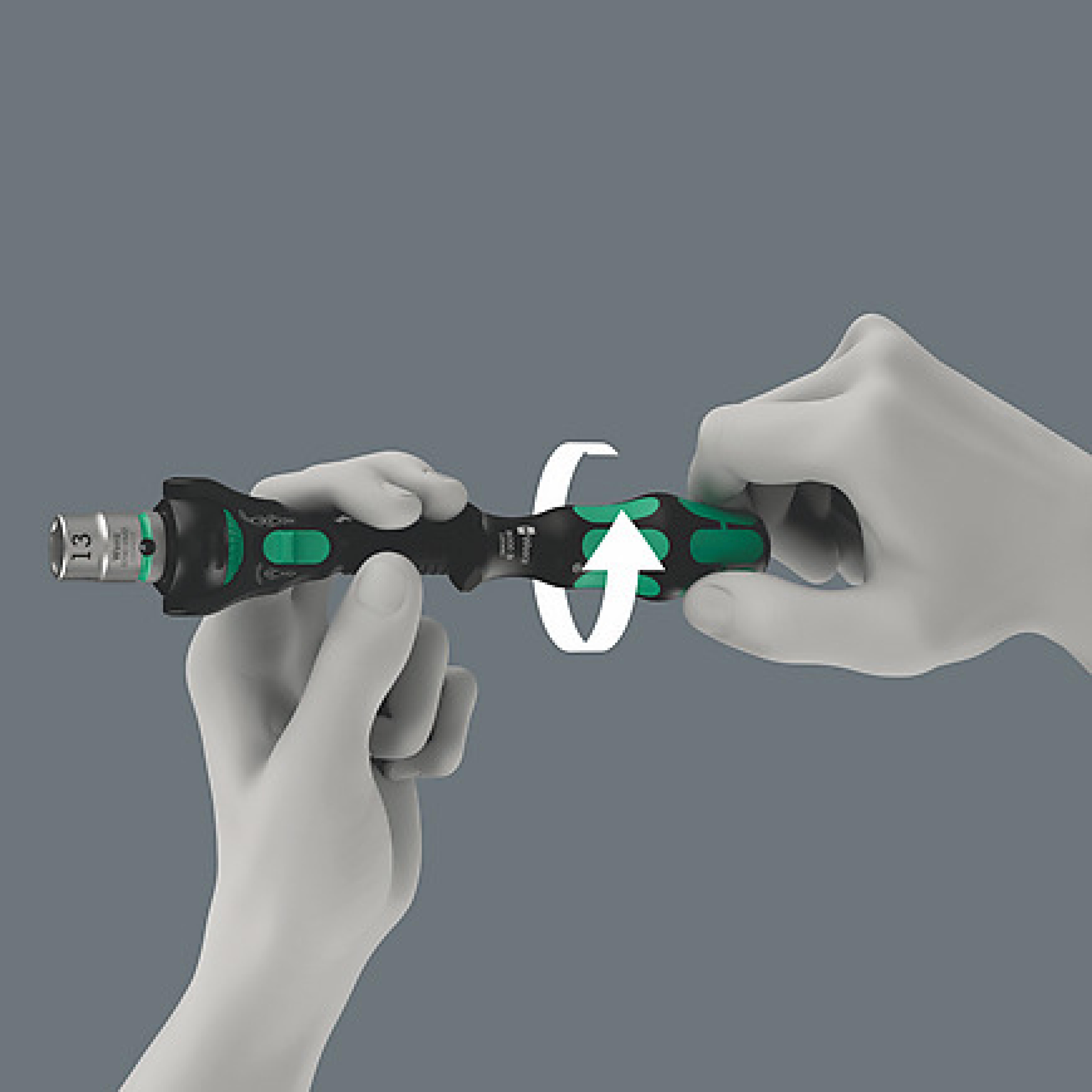 Wera 8000B Limited Edition Zyklop Speedknarre m 3/8" Antrieb