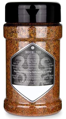 Ankerkraut Smoking Zeus Gewürzmischung im 210g Glasbehälter
