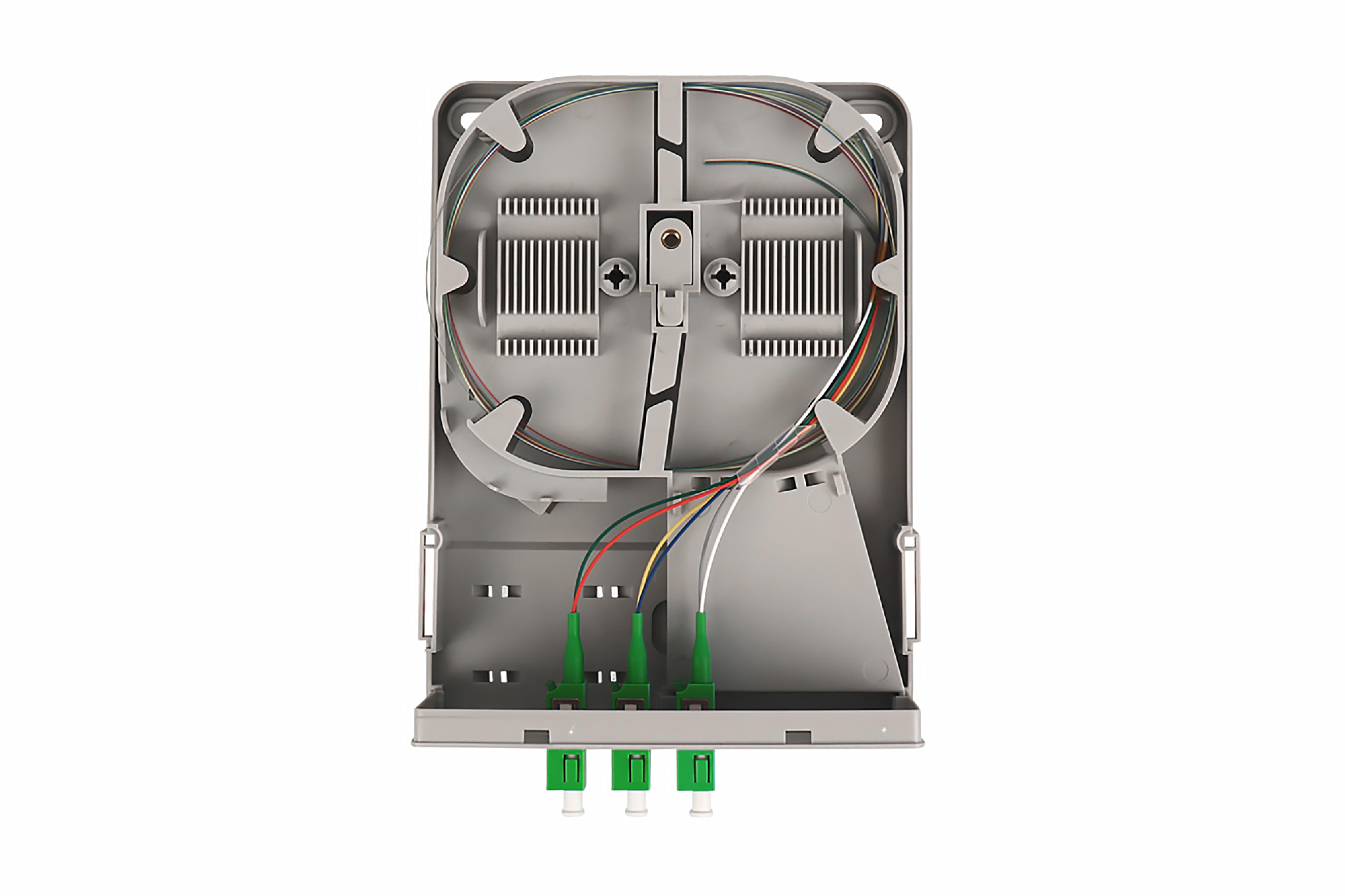 DIGITUS FTTH Hausuebergabepunkt, 3xLC/APC, Duplex