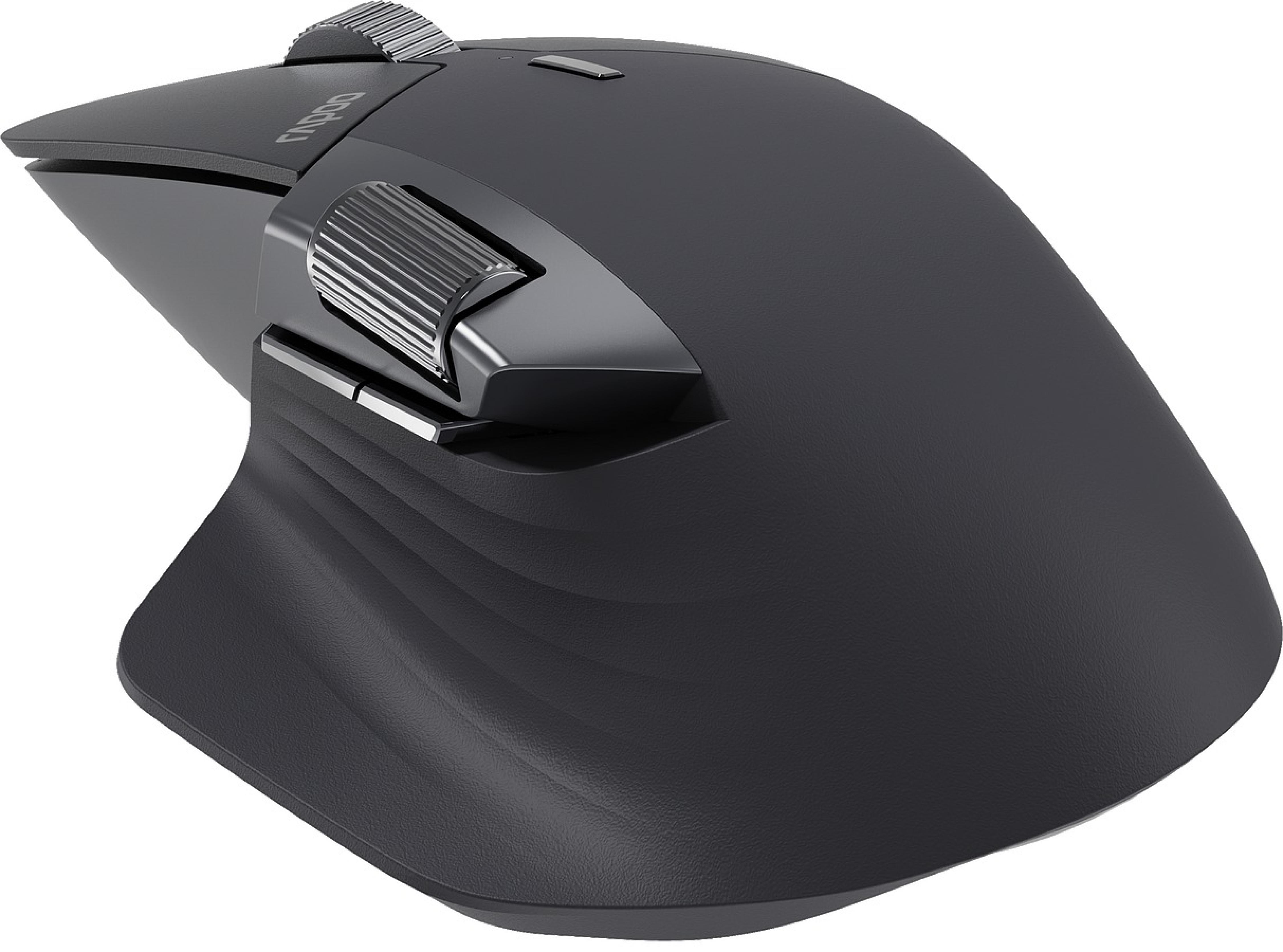 RAPOO MT760L - rechargeable Mouse Wireless, Bluetooth Light Black