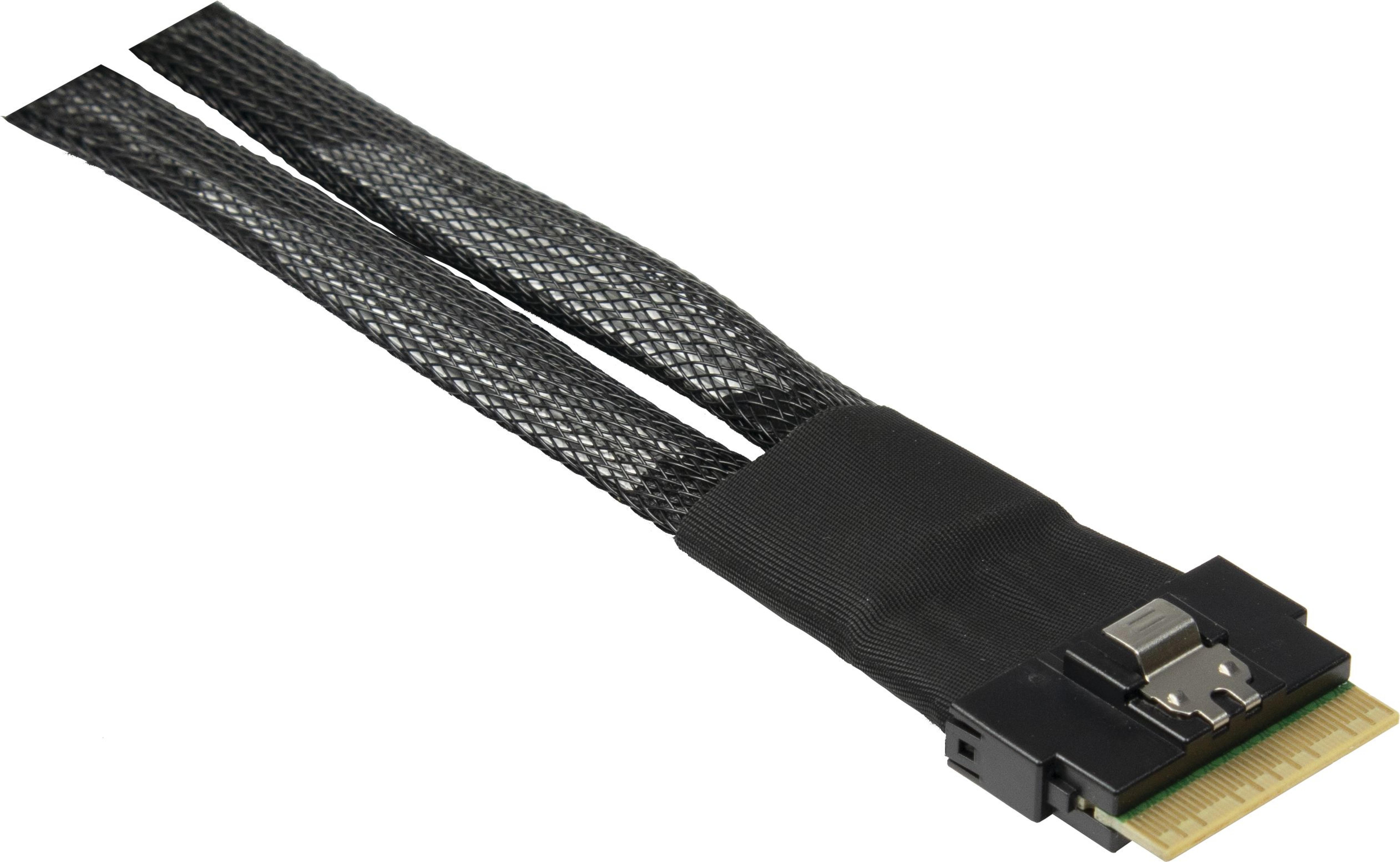 Inter-Tech Kabel SFF 8654-8x - SFF 8643-2x 0,75m