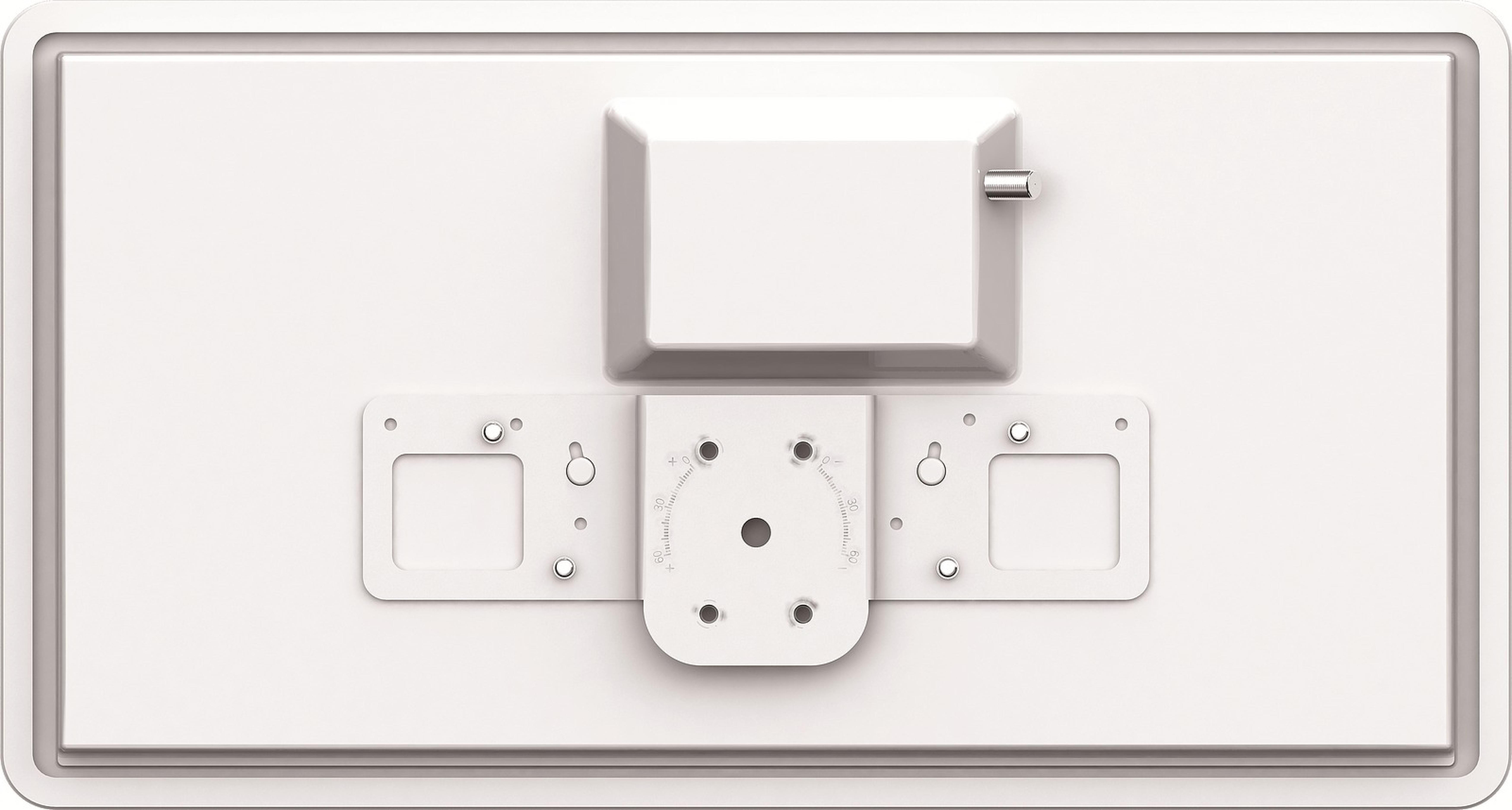 STRONG Flache Satellitenantenne mit integriertem Single LNB für Balkon und Camping