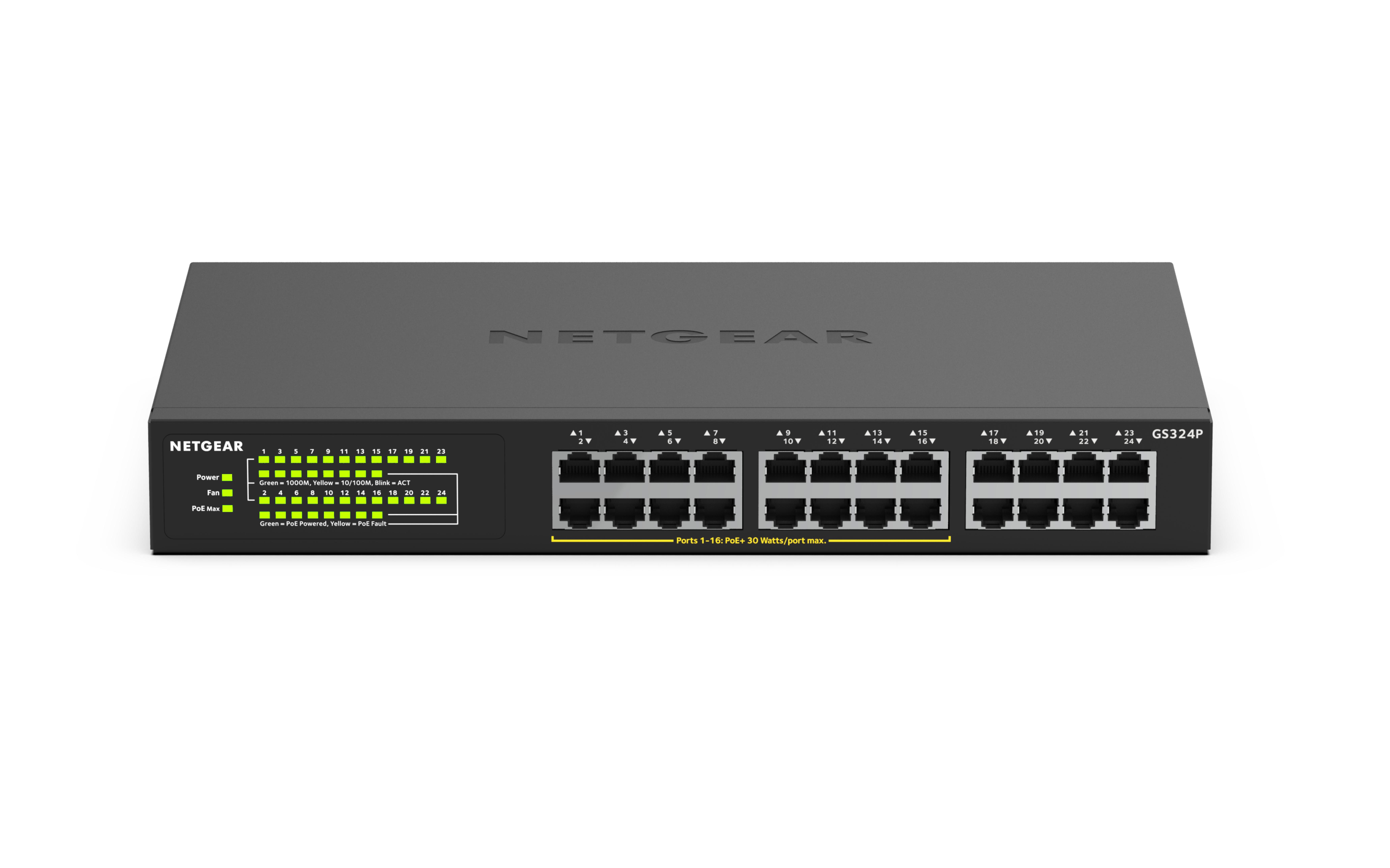 NETGEAR 24-Port GB Ethernet unmanaged PoE + Switch