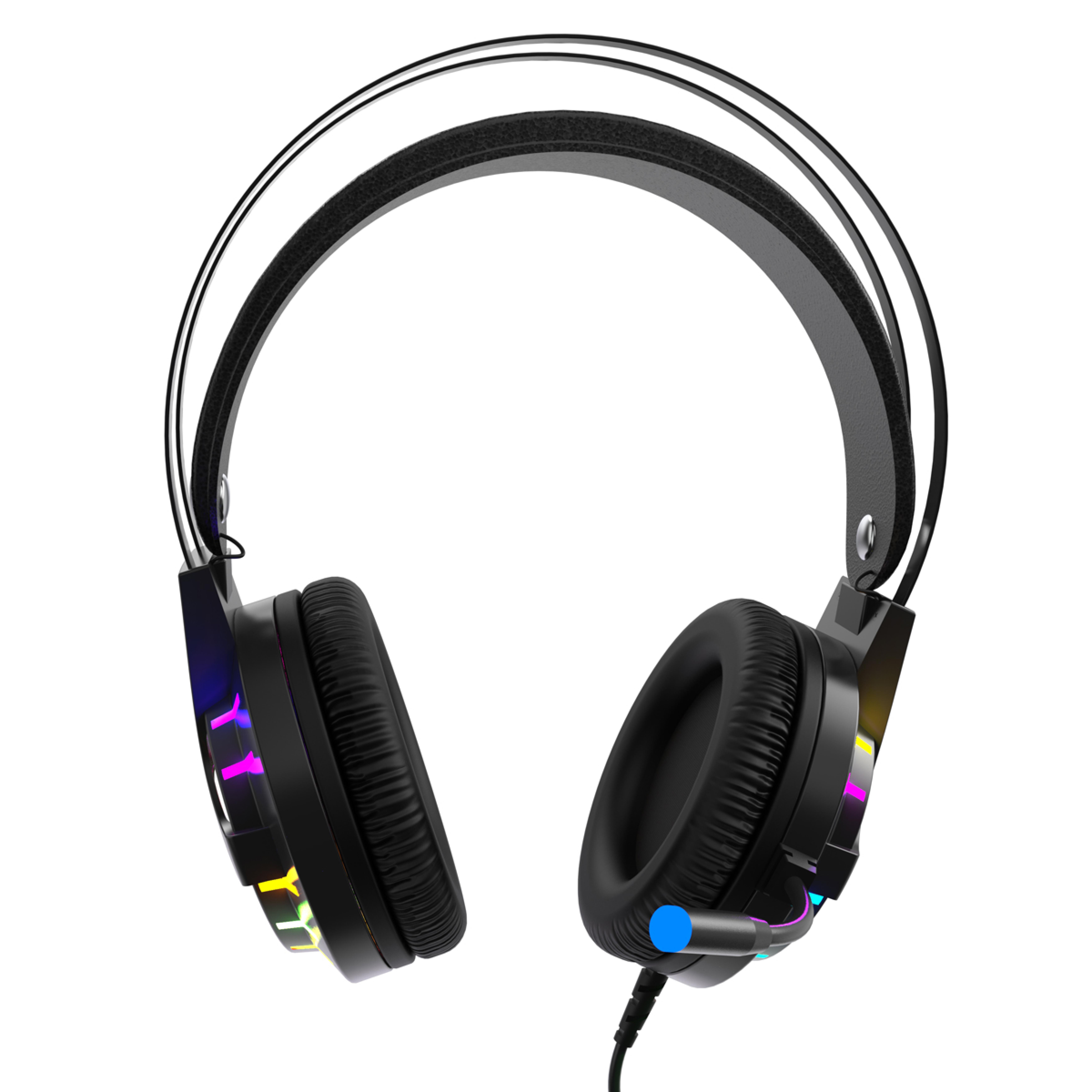 INCA Gaming Headset 7.1, USB, Vibration, RGB-LED retail