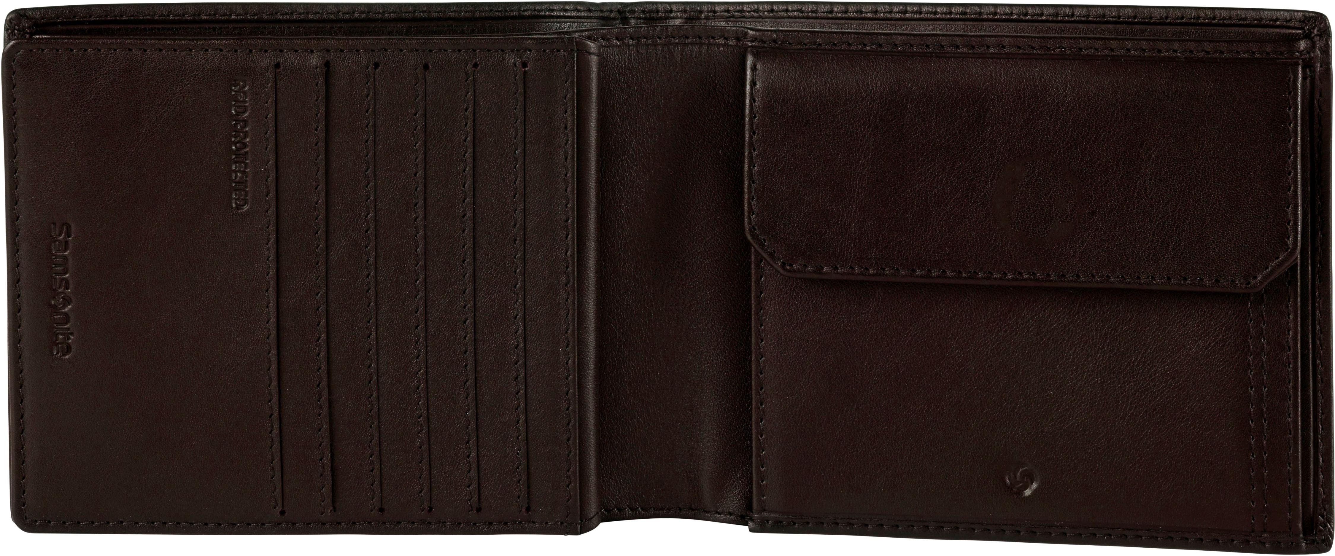 SAMSONITE ATTACK 2 SLG Geldbörse B 11CC+HFL+C+2C+W, ebony brown