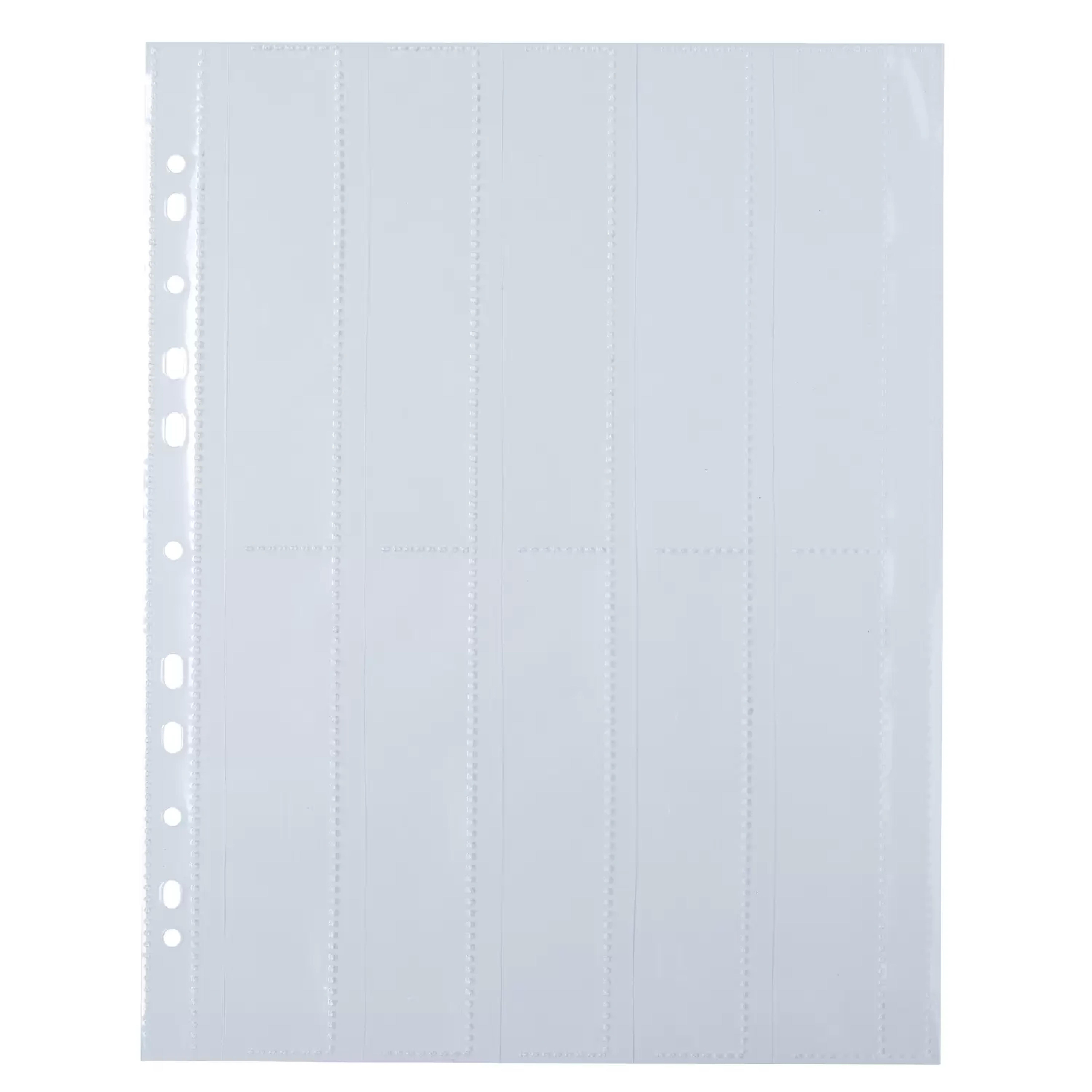 HERMA Negativhuellen transparent fuer 10 x 4 Streifen 100 St.