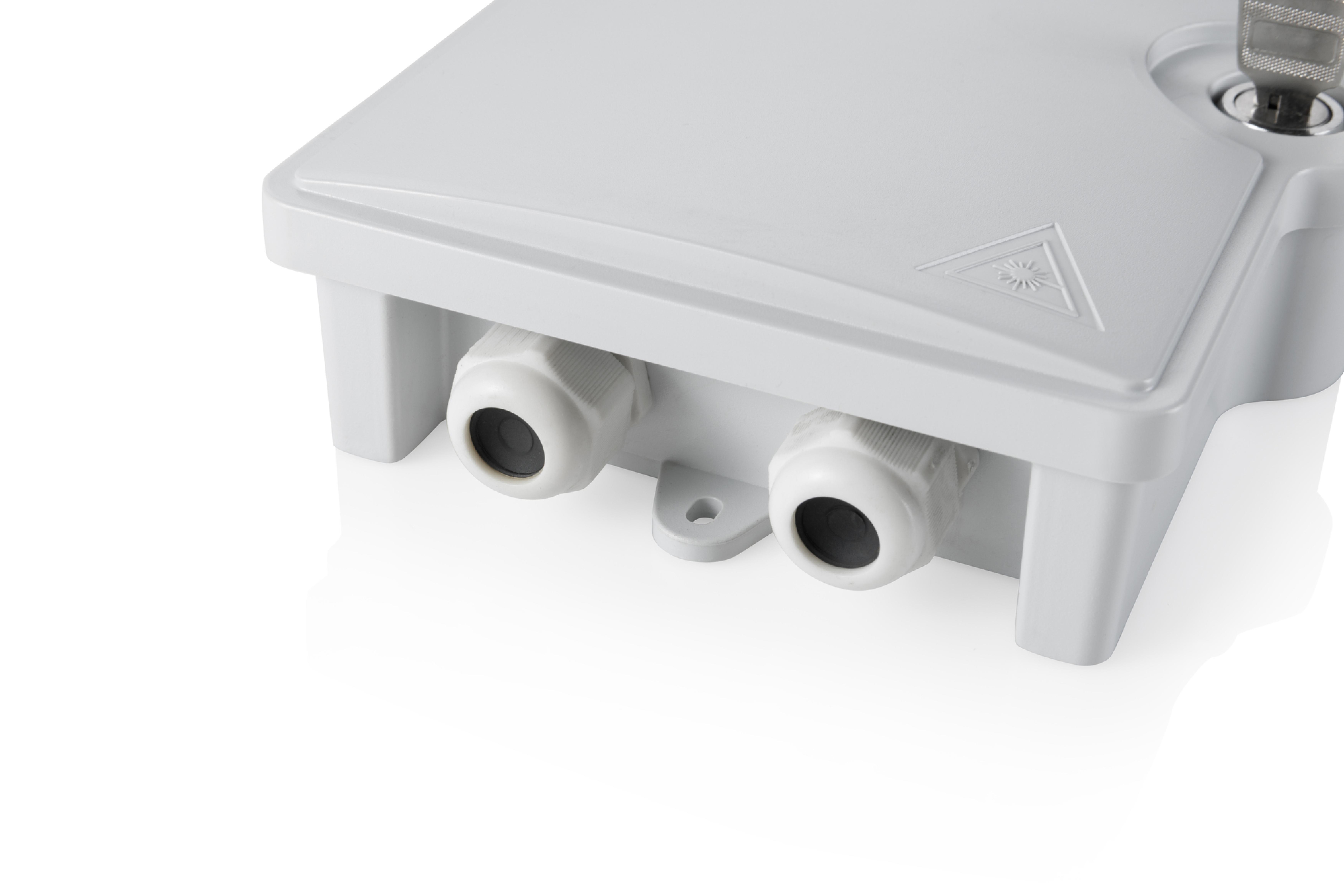 DIGITUS FTTH Box fuer Aussen 2SC/Simplex, LC/Duplex