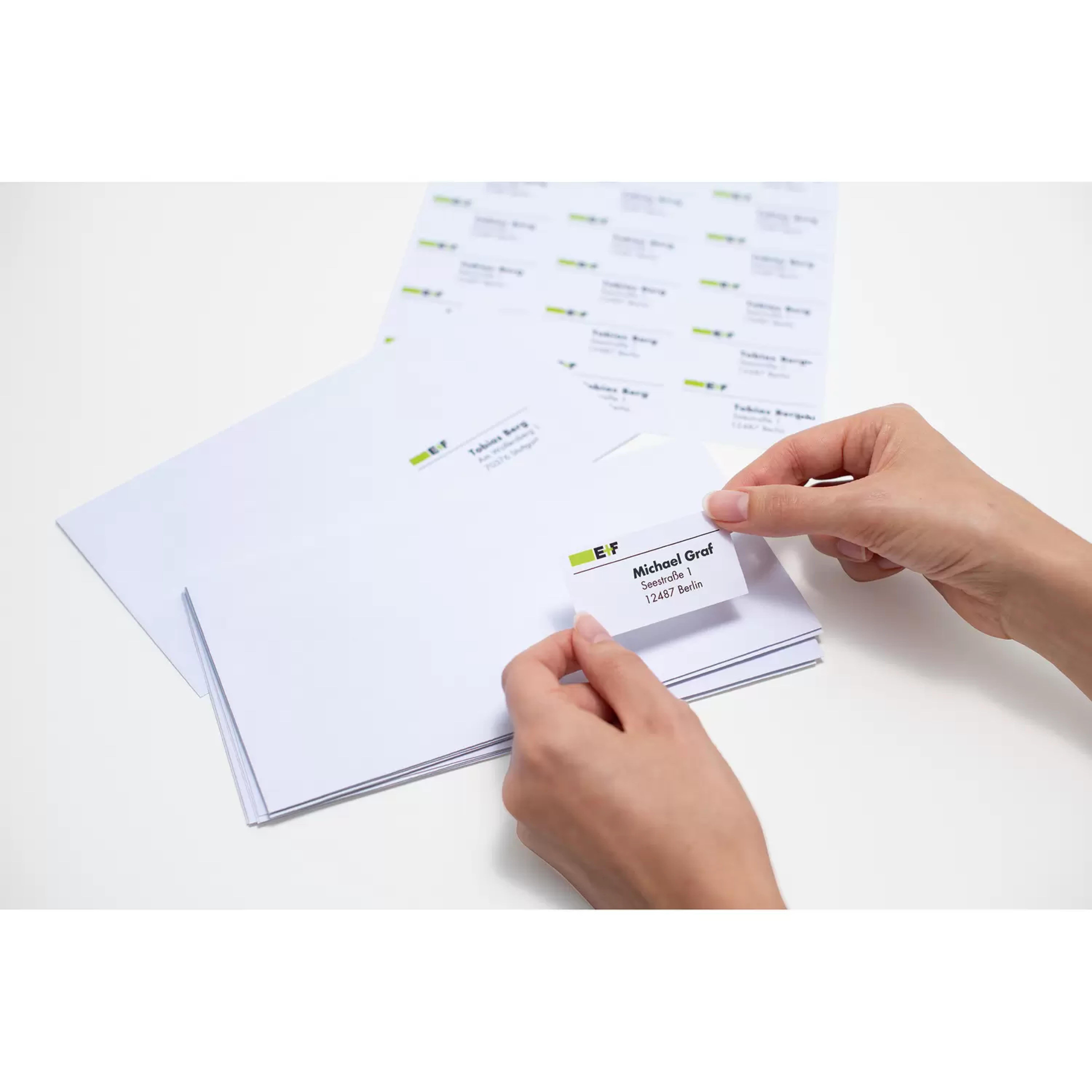 HERMA Adressetiketten A4 weiss 99,1x139 mm Papier 400 St.