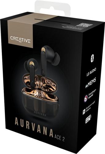 Verpackung der Creative Aurvana Ace 2 True Wireless In-Ear-Kopfhörer mit Bluetooth-Unterstützung