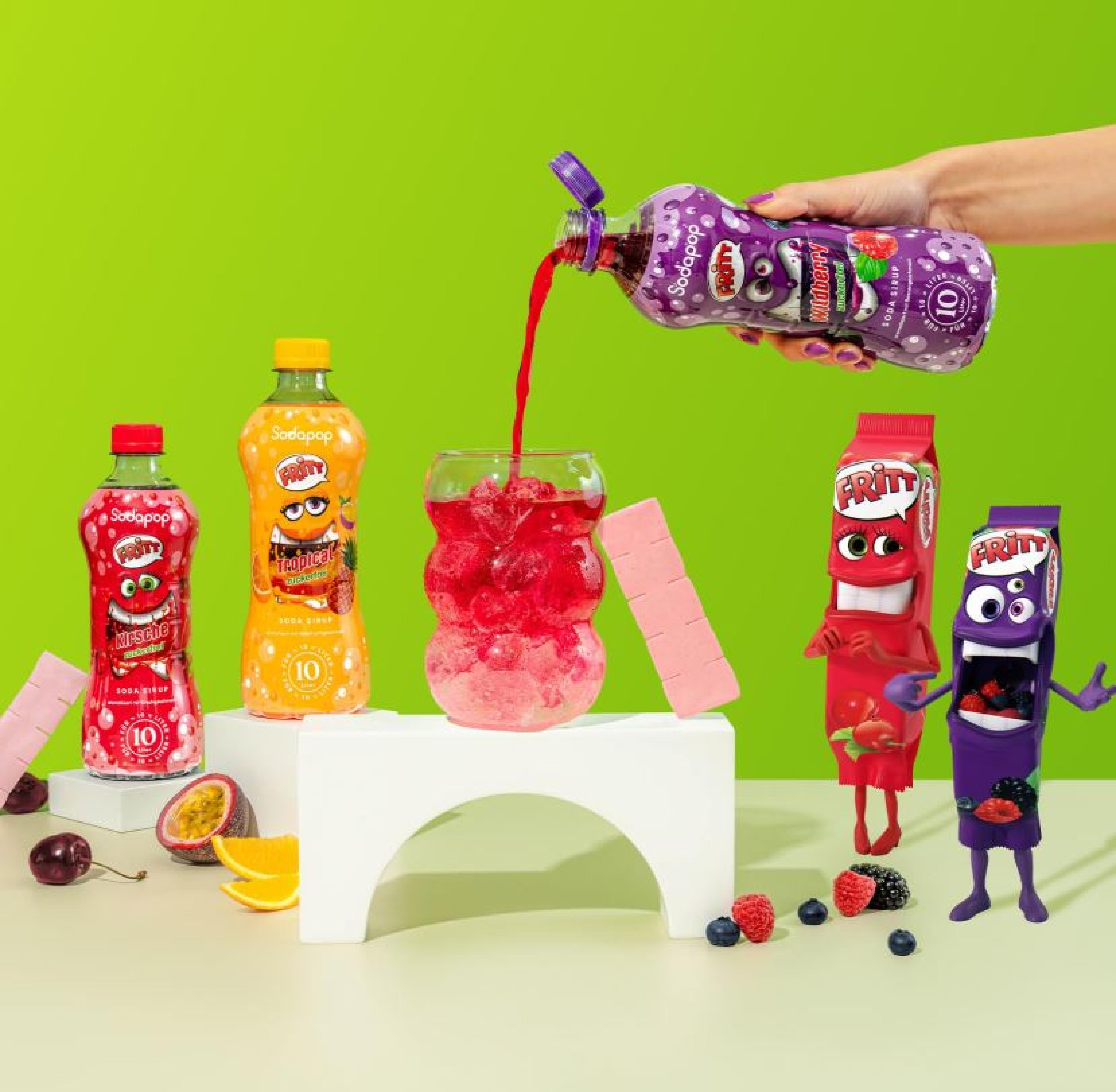 SODAPOP FRITT Sirup Tropical 500ml für 10 Liter