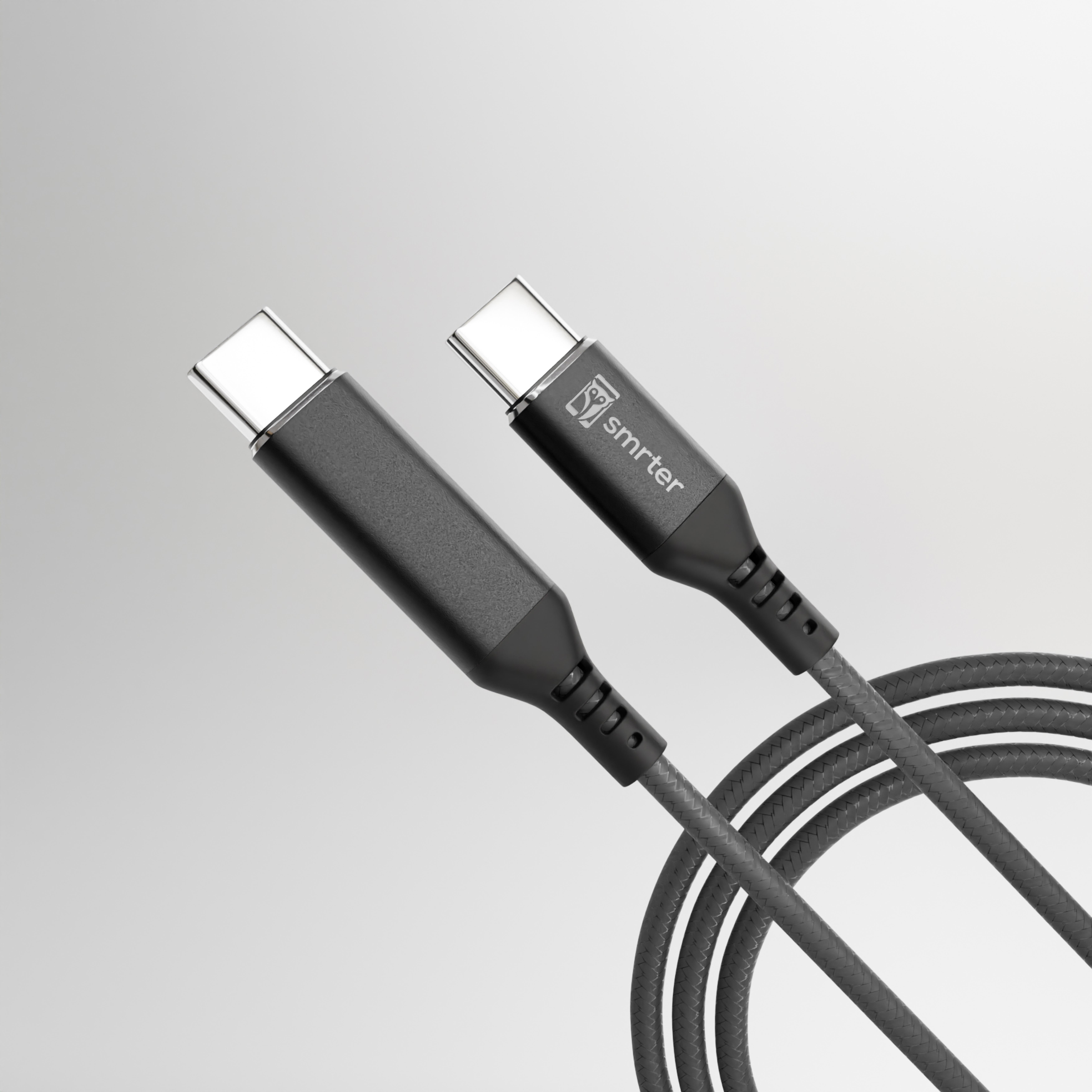 smrter SPEEDY 100 Daten-& Ladekabel 100W PD, USB-C, 40cm BK retail
