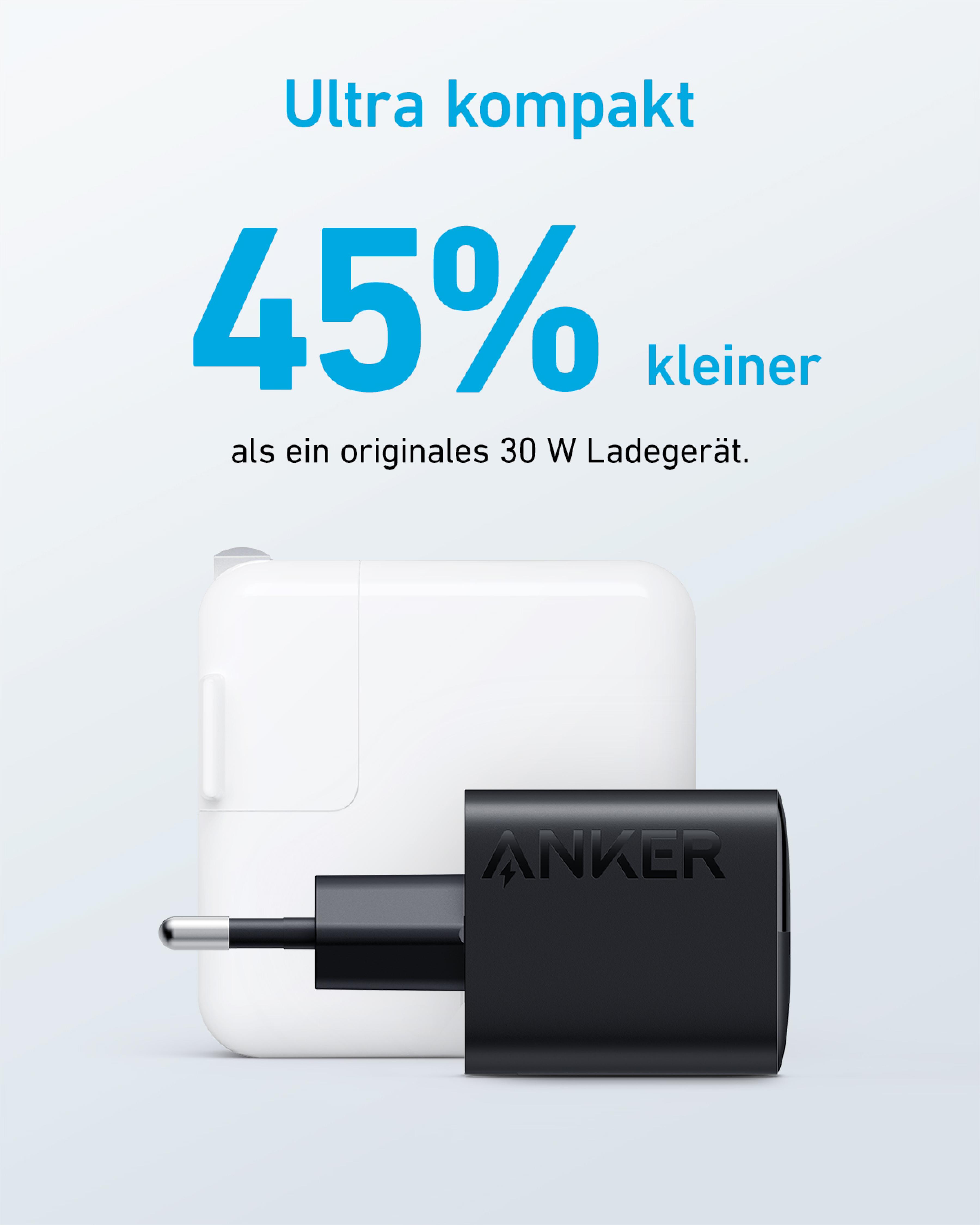 ANKER 323 Wall Charger, 2 Ports, 33W, black