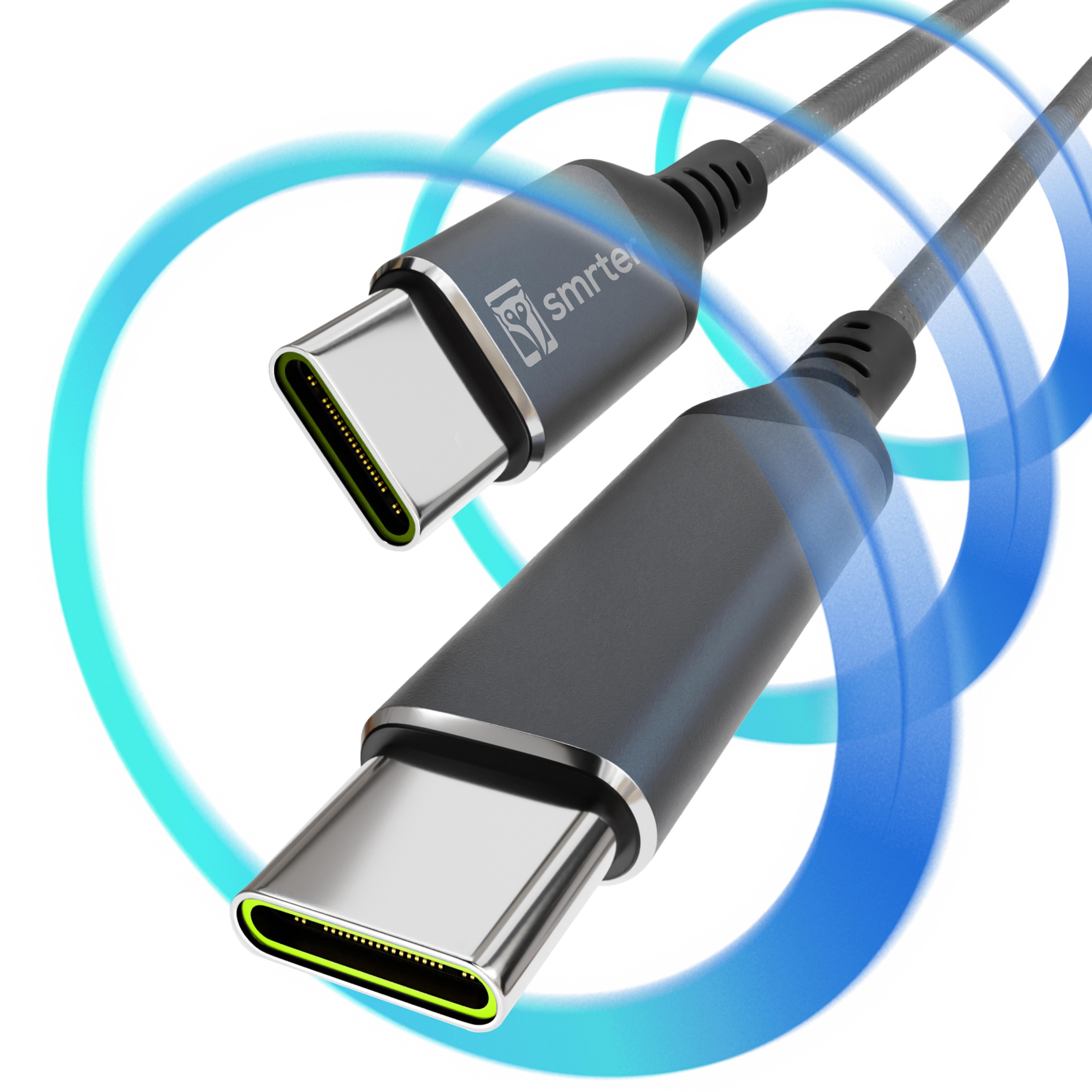 smrter SPEEDY 100 Daten-& Ladekabel 100W PD, USB-C, 40cm BK retail