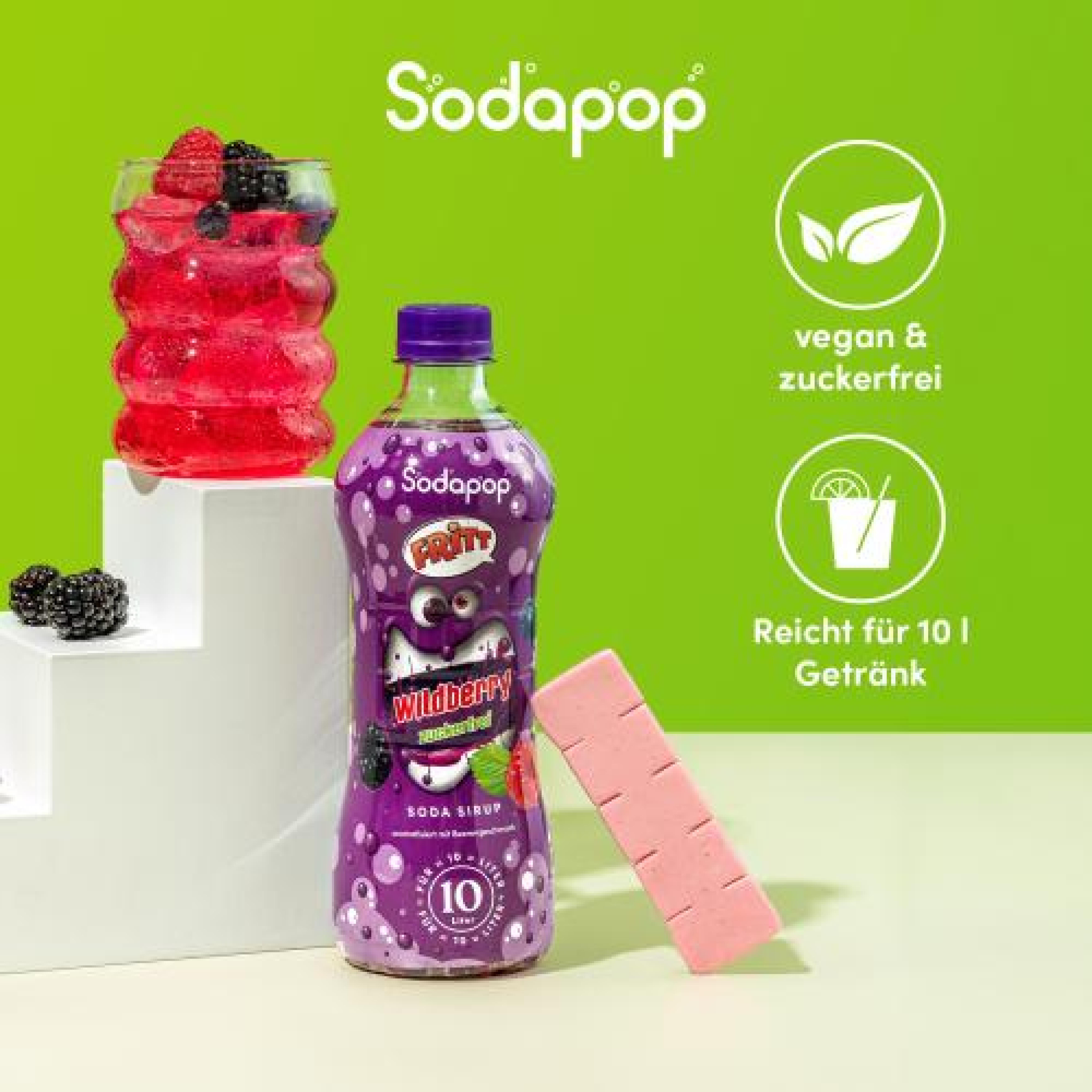 SODAPOP FRITT Sirup 3er Set (je 1 Flasche)
