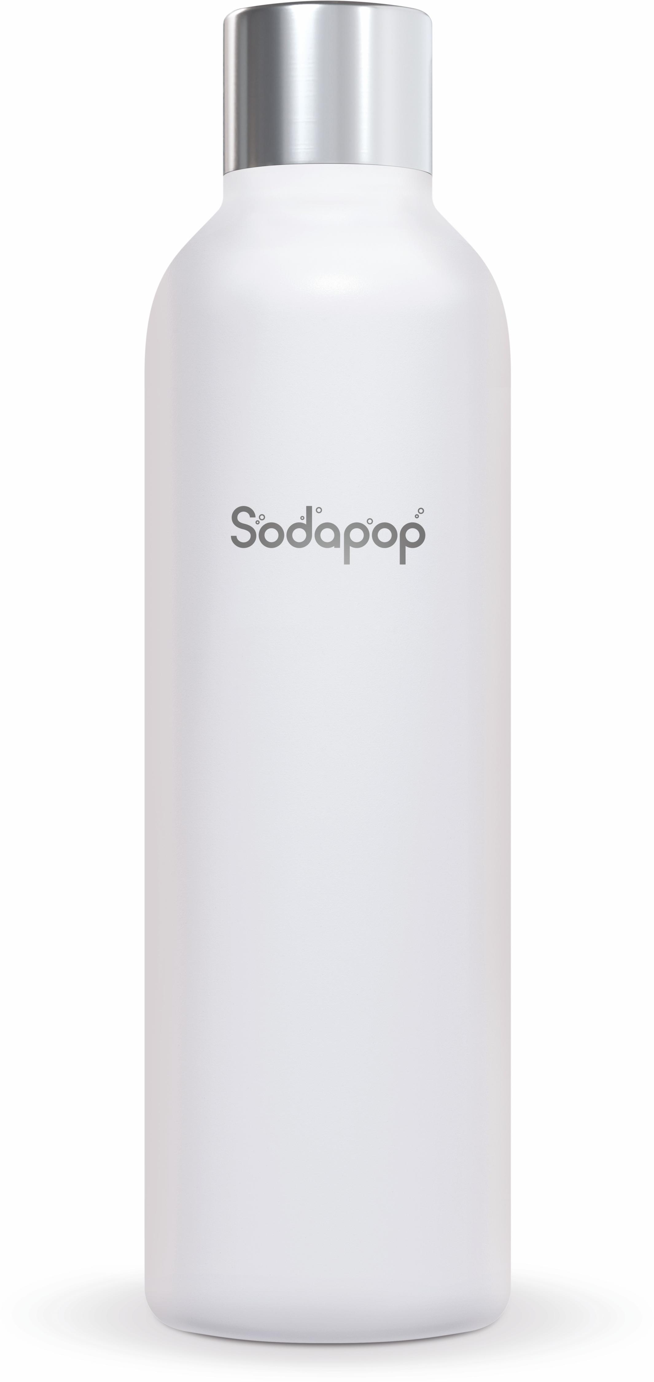 SODAPOP Edelstahlflasche 750ml weiß für Logan und Cooper Pro
