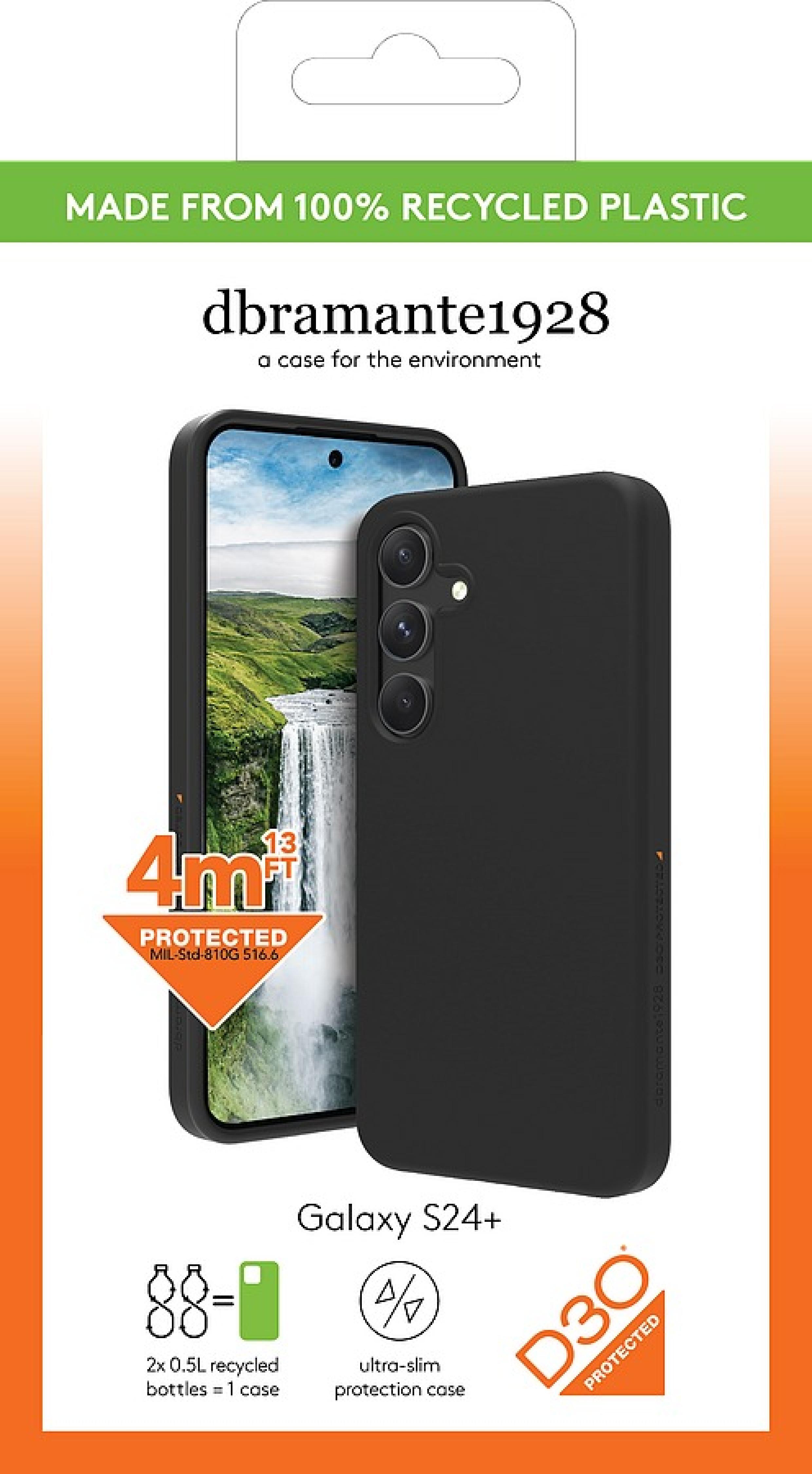 DBRAMANTE1928 Iceland Ultra D3O - Galaxy S24+ - Black