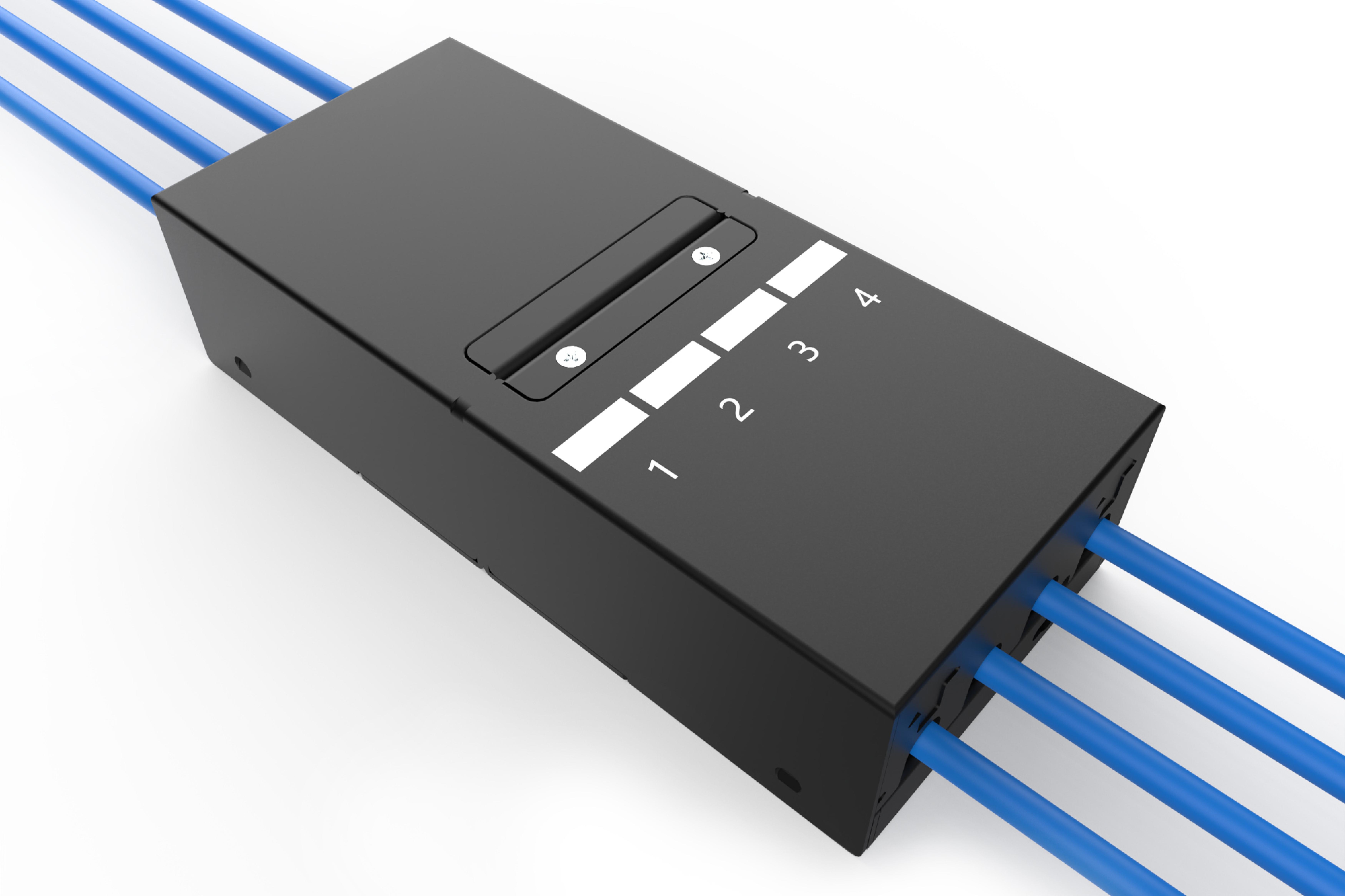 DIGITUS Konsolidierungspunkt-Box 4Ports Keystone Module