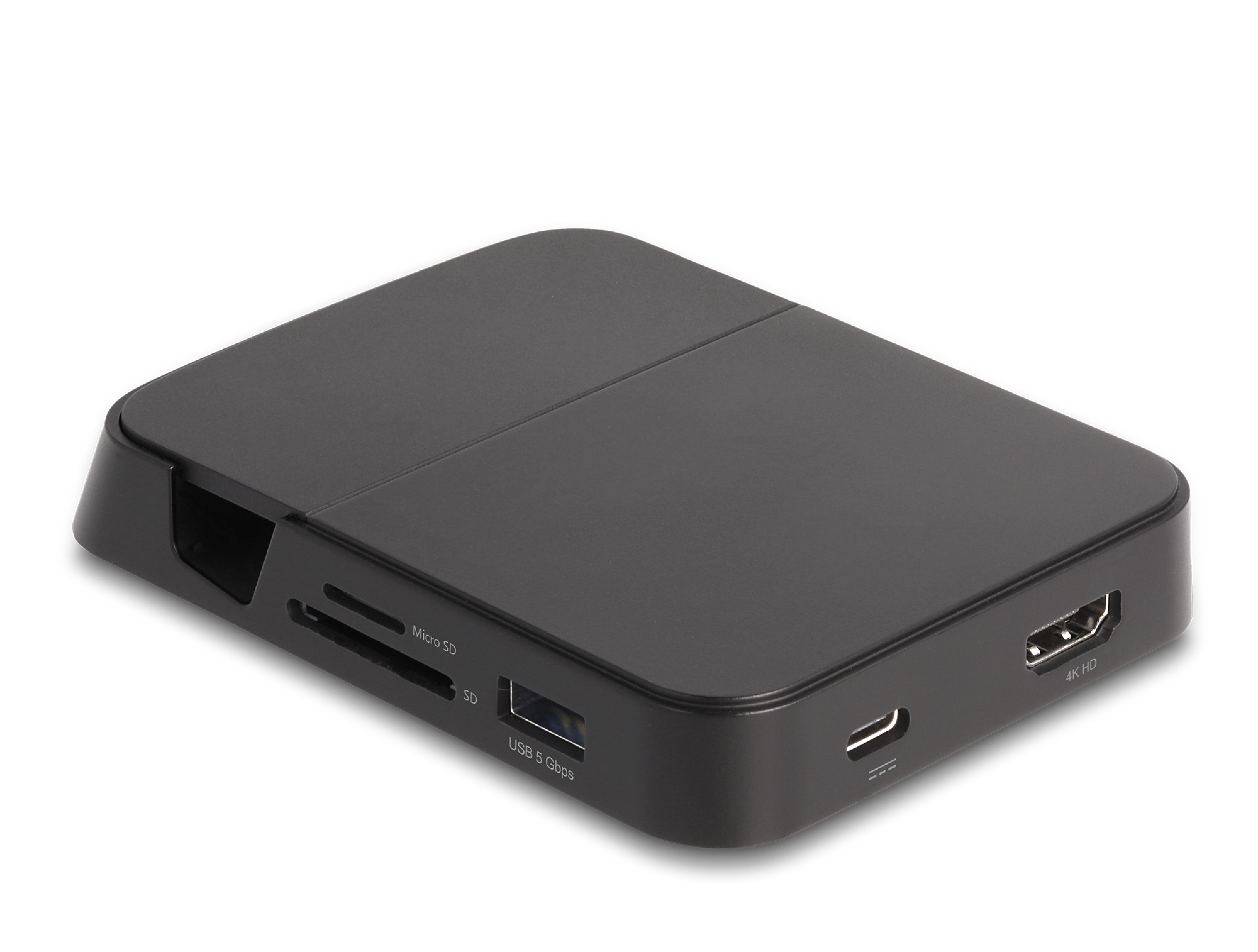 DELOCK Smartphone Dockingstation 4K mit integrierter Halt.