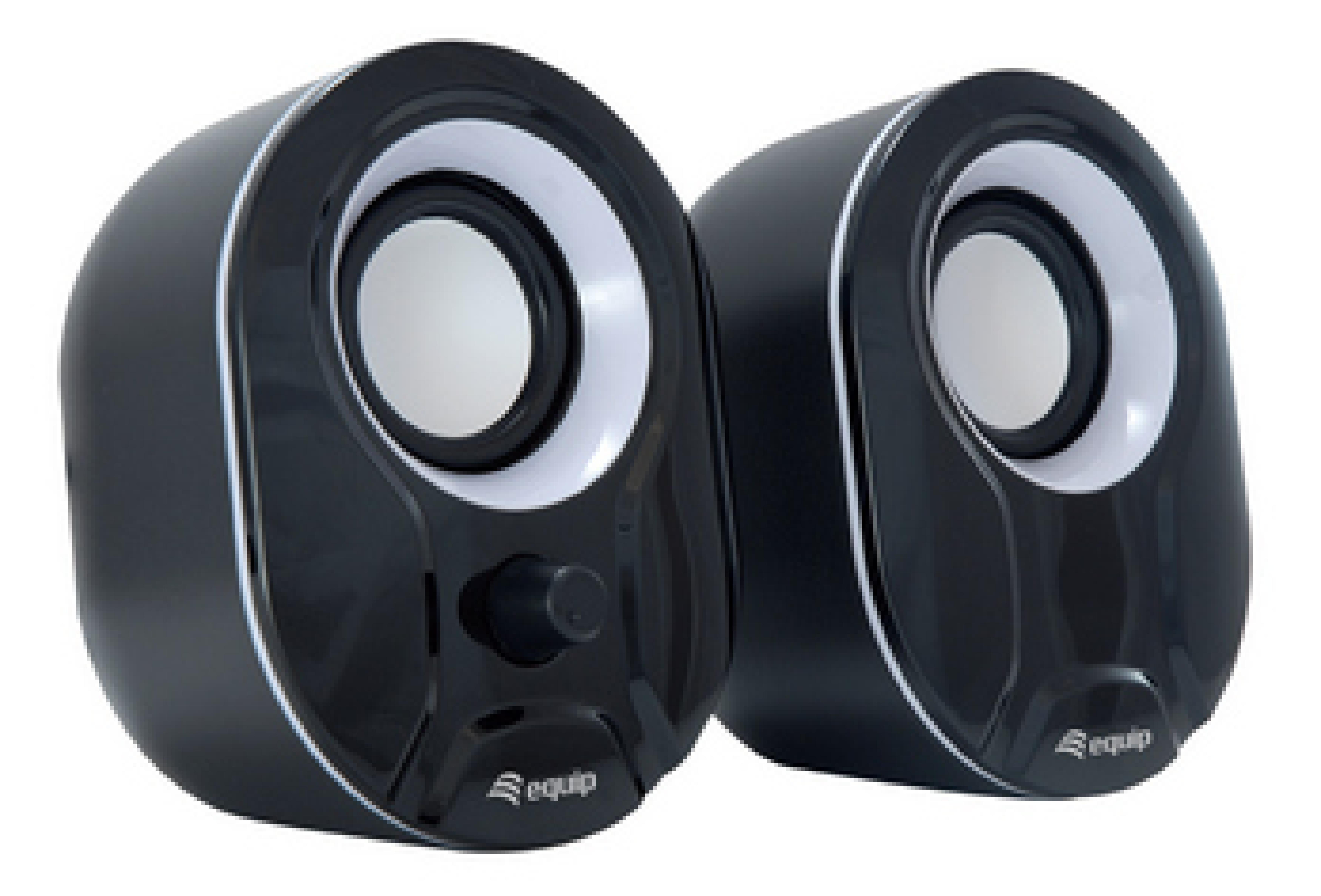 Equip Stereo-USB2.0-Lautsprecher fuer Notebook/PC sw/ws