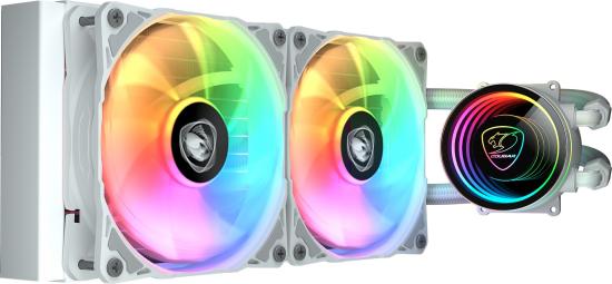 COUGAR CPU Wasserkühlungsblock, Poseidon Elite 240 ARGB Weiß