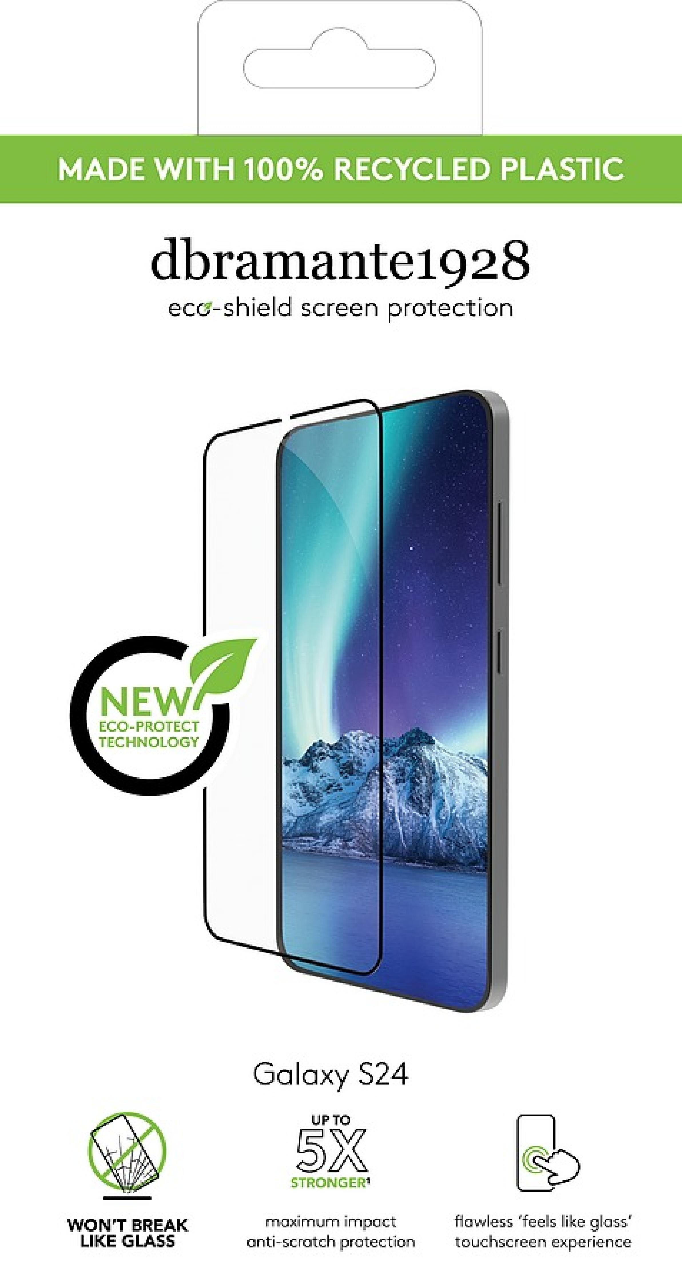 DBRAMANTE1928 Eco-Shield - Galaxy S24 - Clear