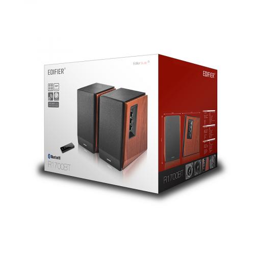 Verpackung der Edifier R1700BT Lautsprecher mit Bluetooth-Verbindung