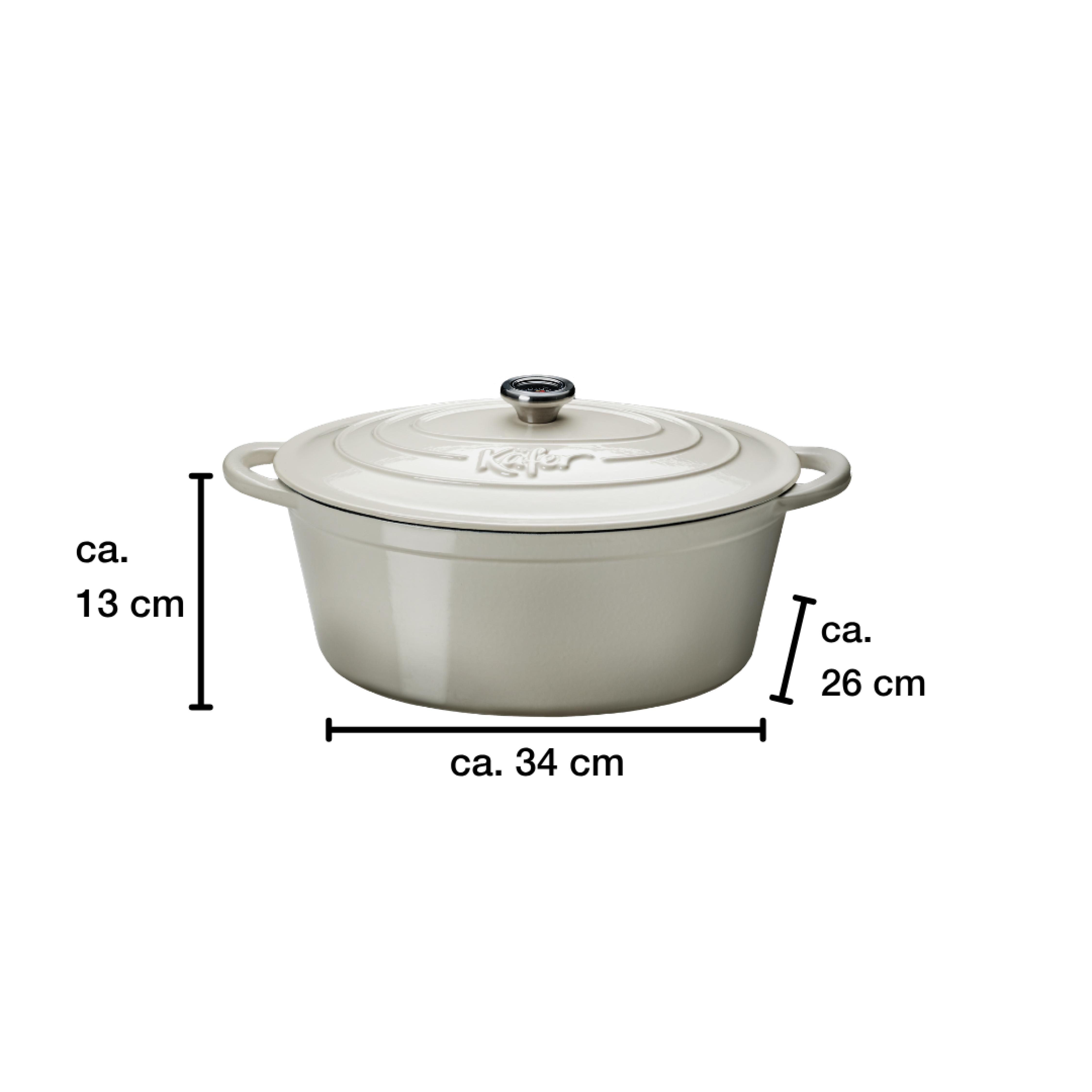 Käfer Gusseiserner Bräter Oval