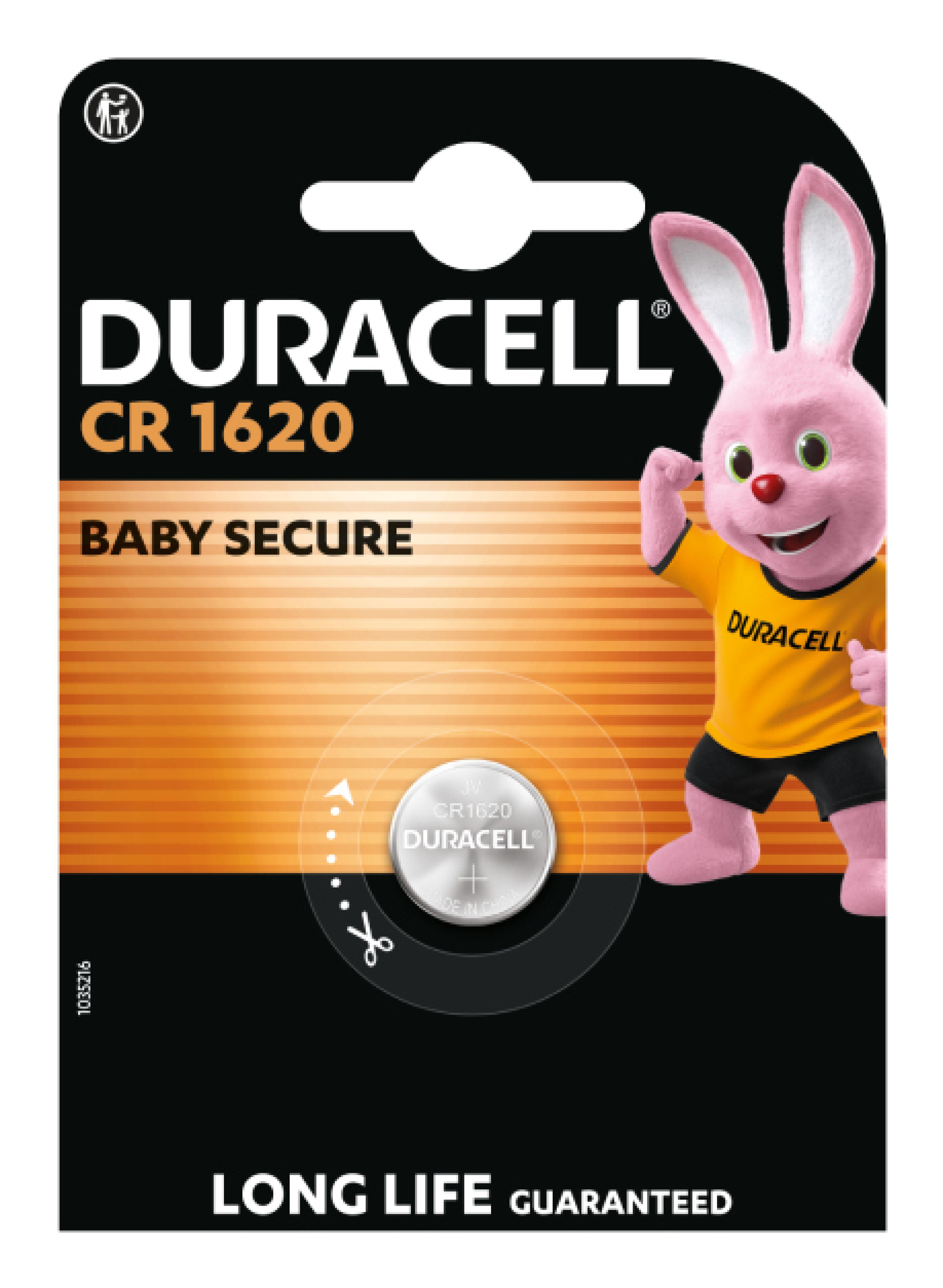 Duracell Batterie Knopfzelle CR1620 3.0V Lithium 1St.
