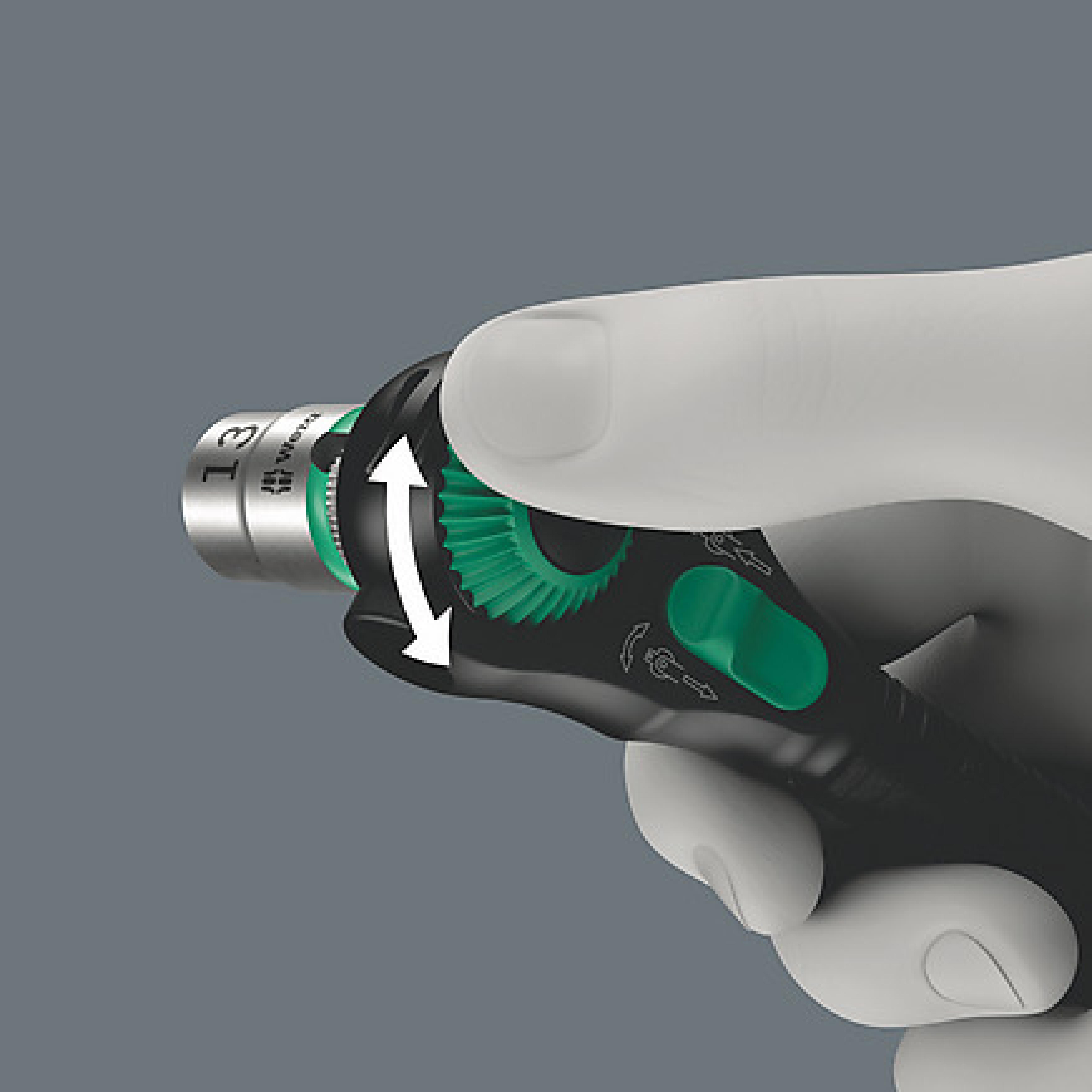 Wera 8000C Limited Edition Zyklop Speedknarre m 1/2" Antrieb
