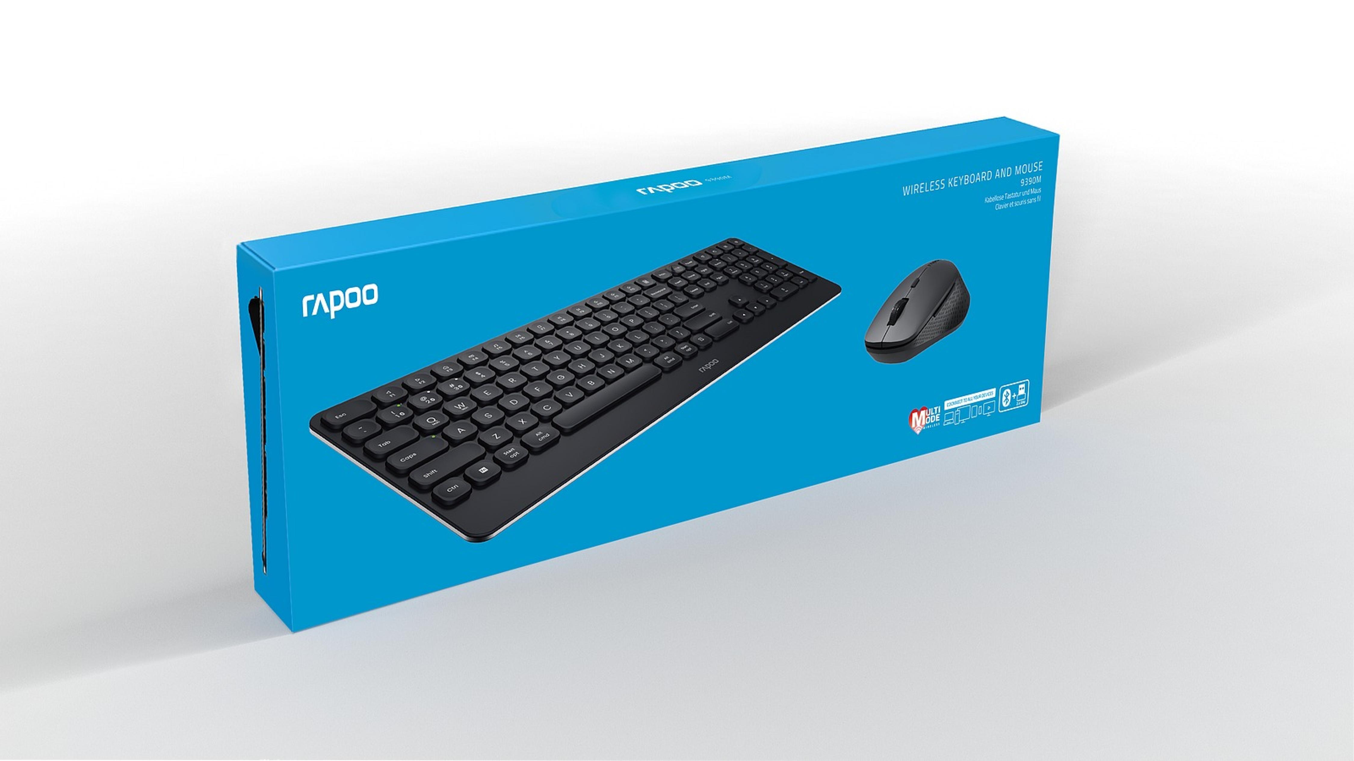 RAPOO 9390M.DE.DGR Wireless Multi-Mode Combo set