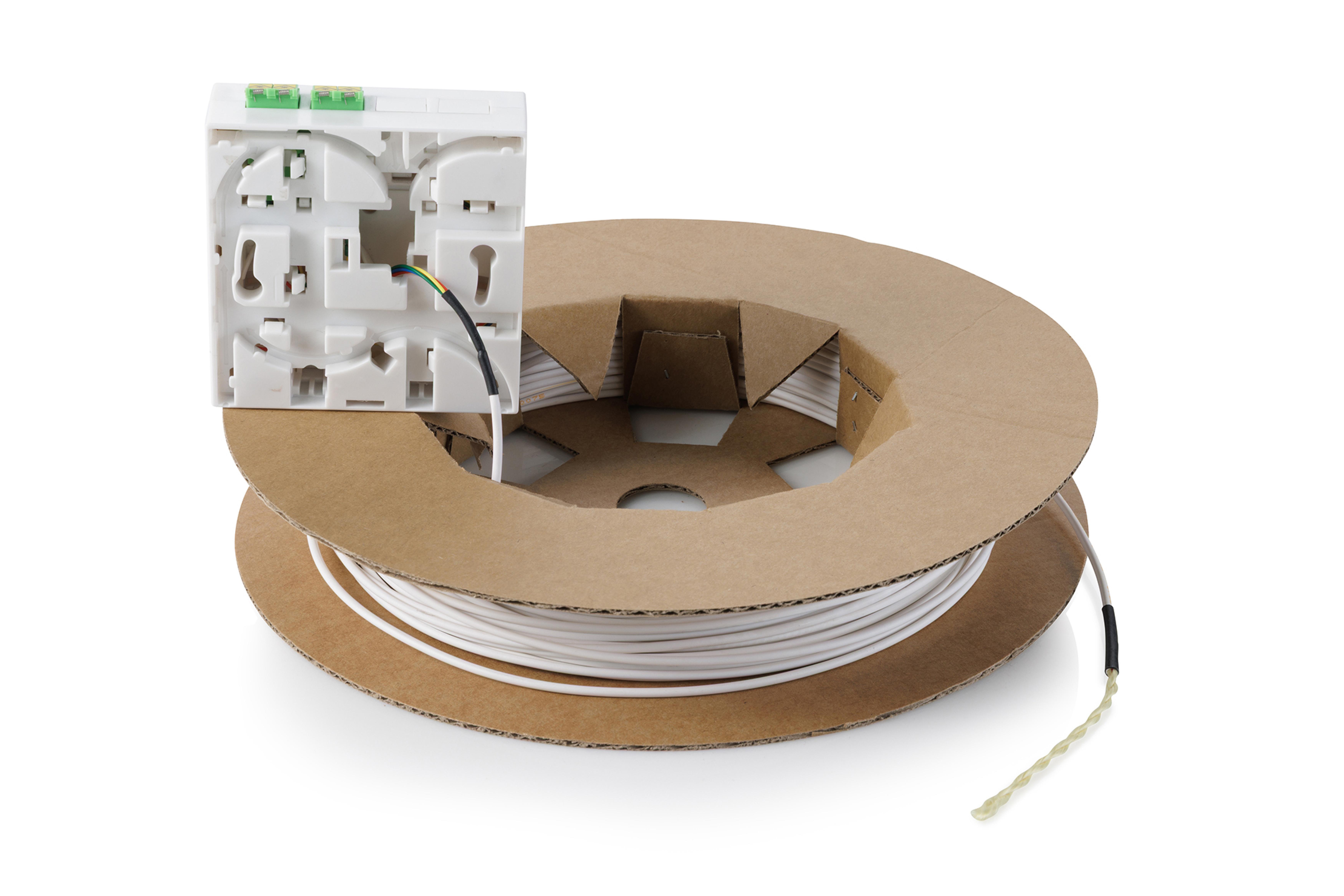 DIGITUS FTTX Installationskit LC/APC 50.00 m 4-Faser